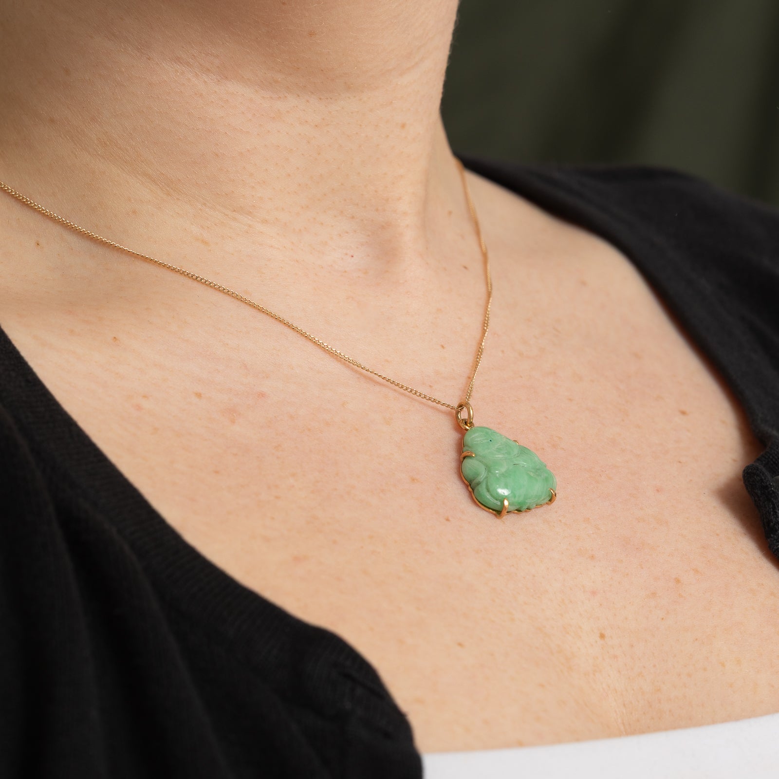 Jadeite Budha Pendant | 22.00ct
