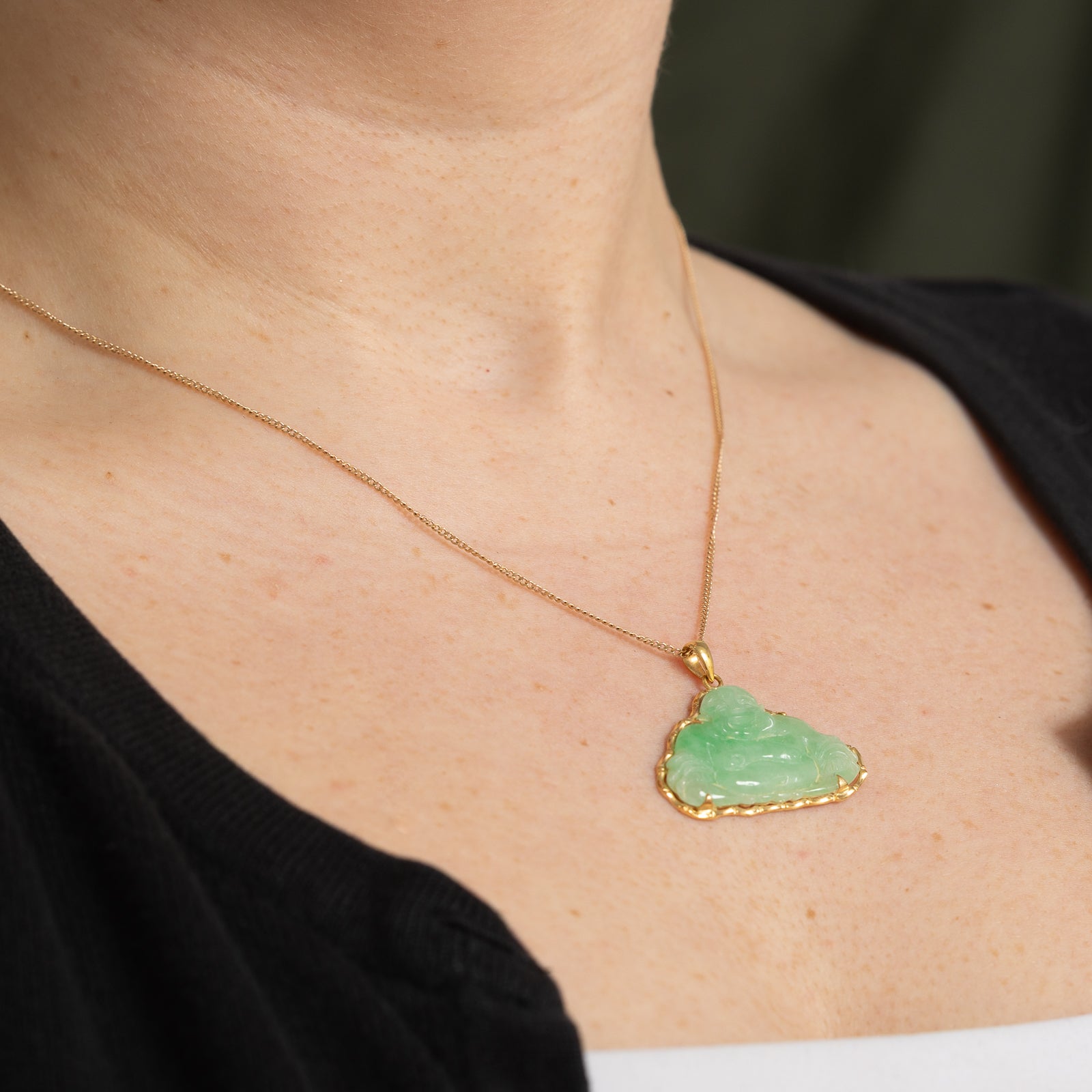 Jadeite Budha Pendant | 23.00ct