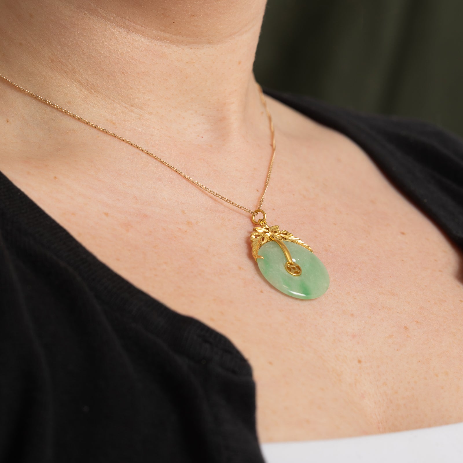 Donut Jadeite Pendant | 31.00ct