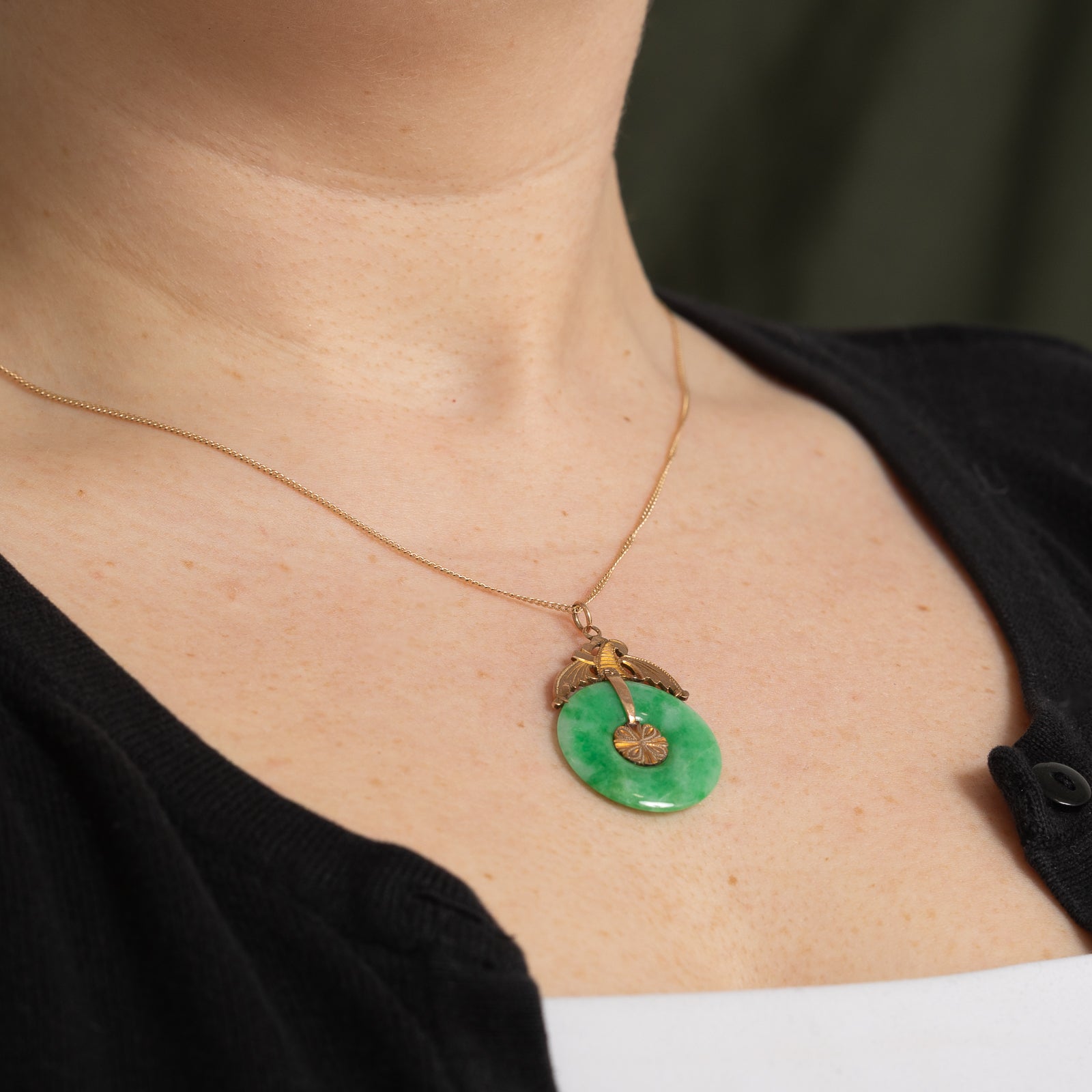 Donut Jadeite Pendant | 18.00ct