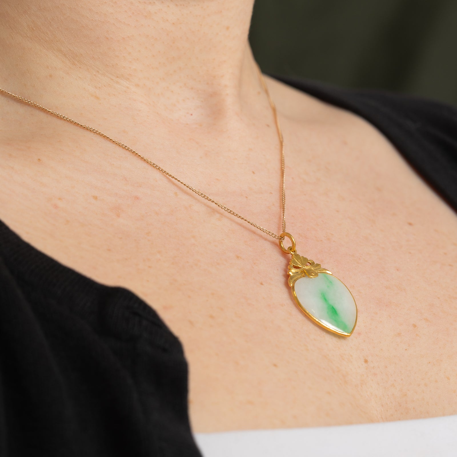 Jadeite Heart Pendant | 26.00ct