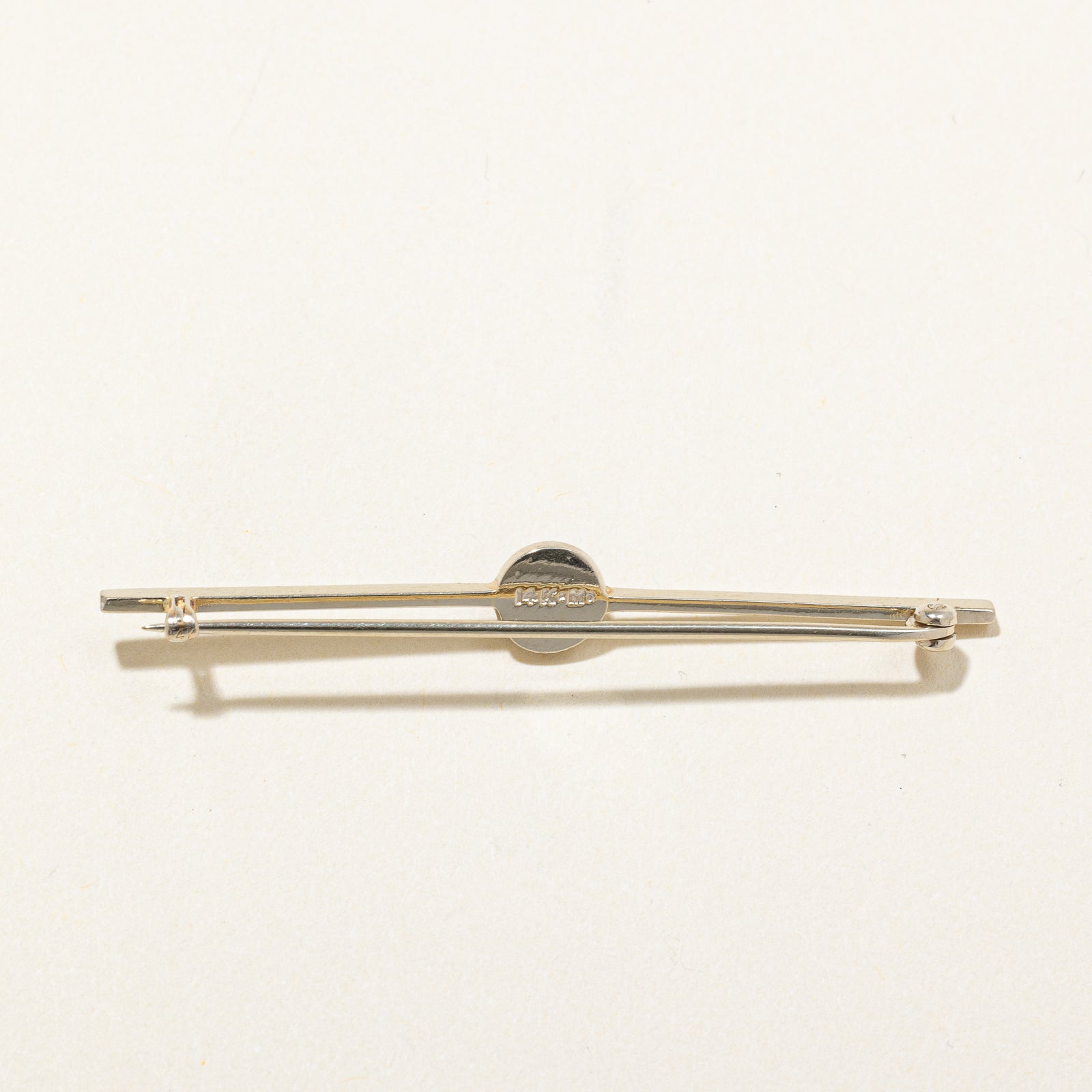Onyx & Pearl Brooch | 0.60ct, 2.20mm