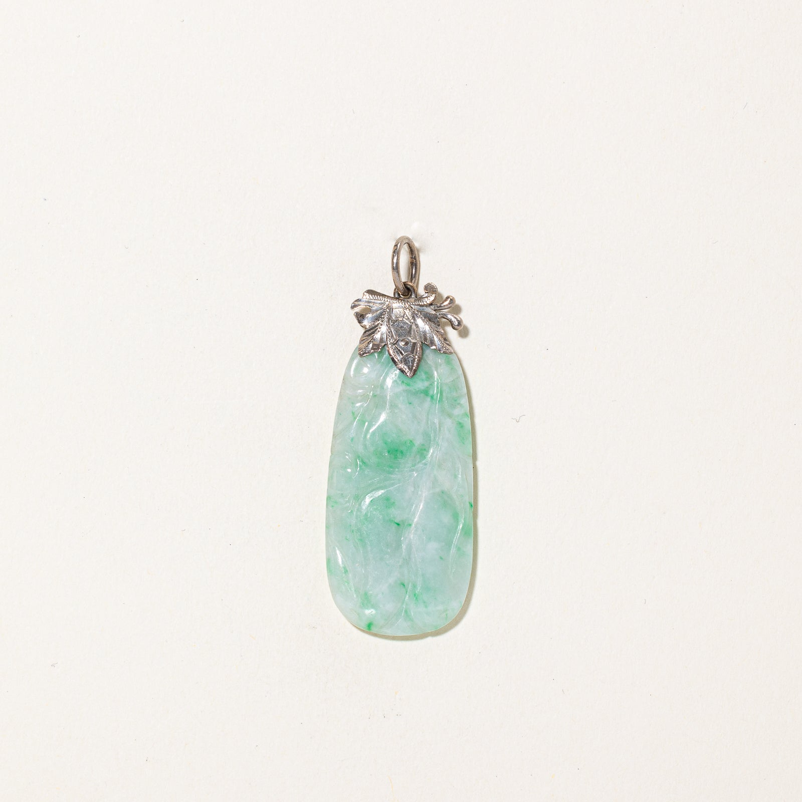 Carved Jadeite Pendant | 30.00ct