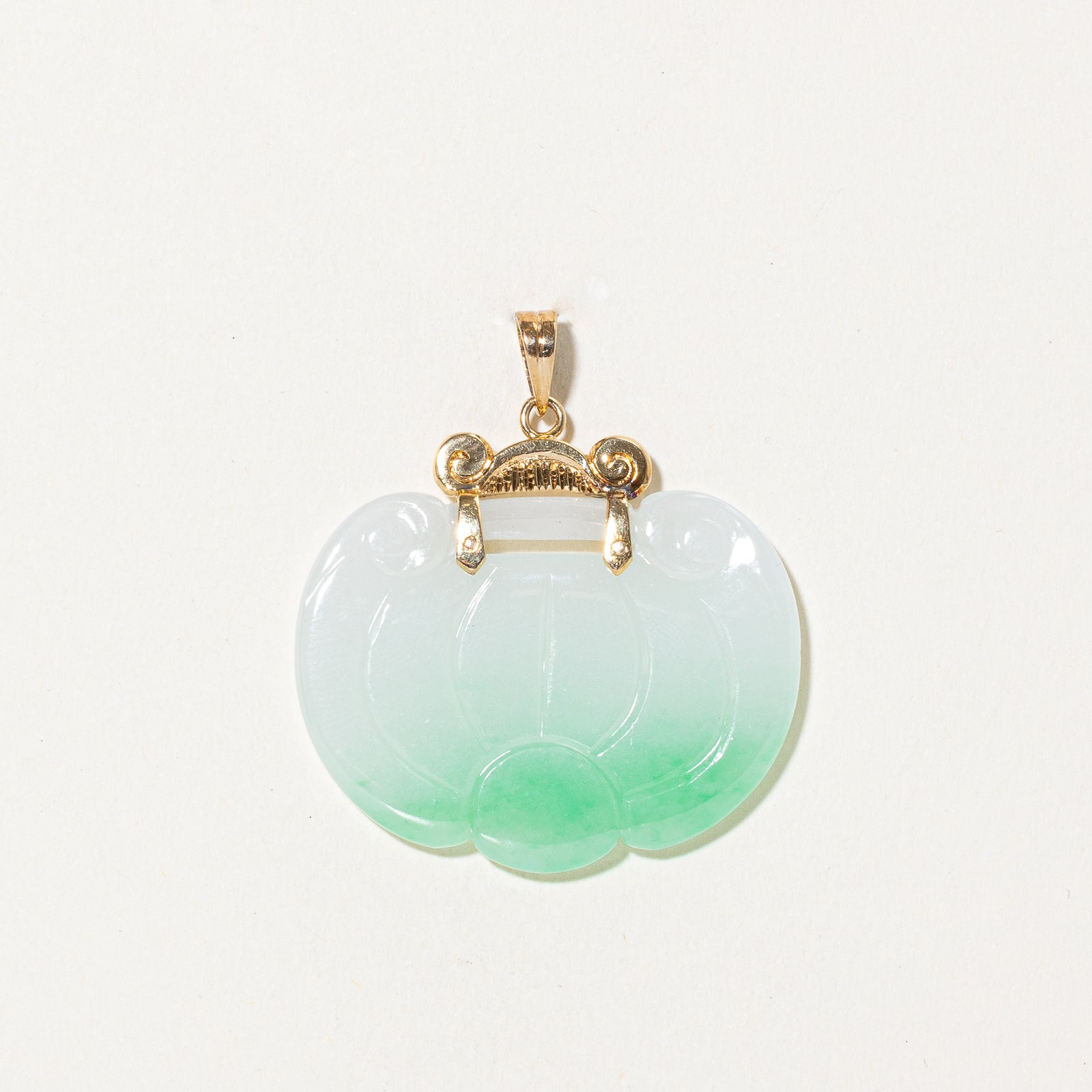 Carved Jadeite Pendant | 40.00ct