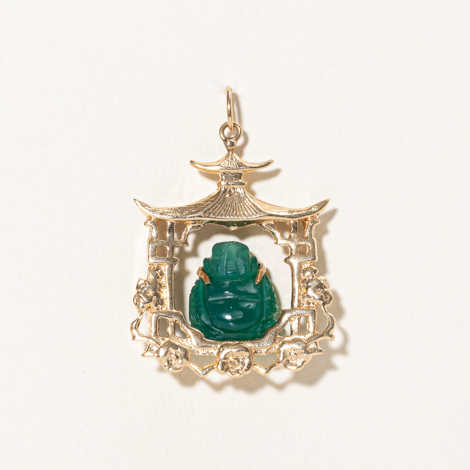 Jadeite Budha Pagoda Pendant | 10.00ct