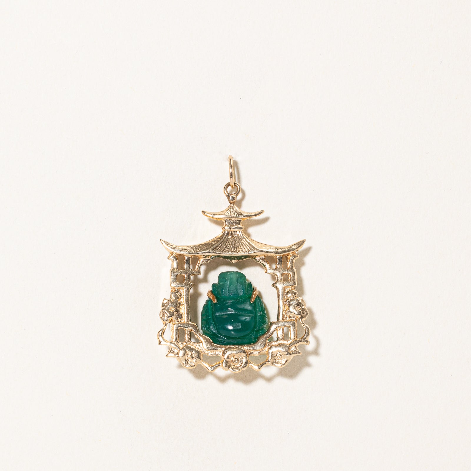 Jadeite Budha Pagoda Pendant | 10.00ct