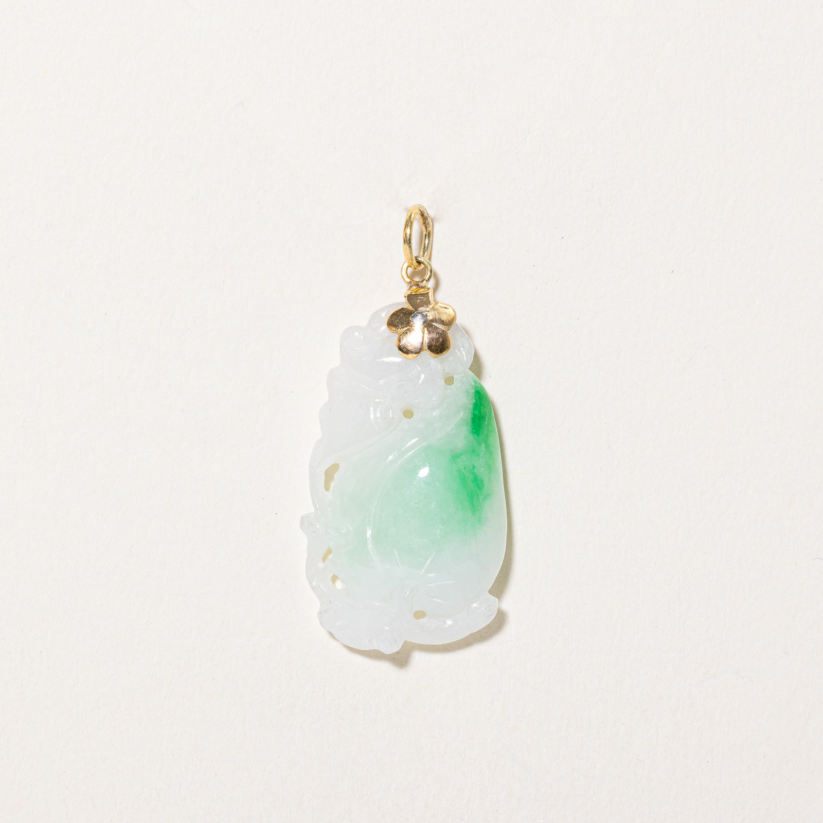 Carved Jadeite Pendant | 20.00ct