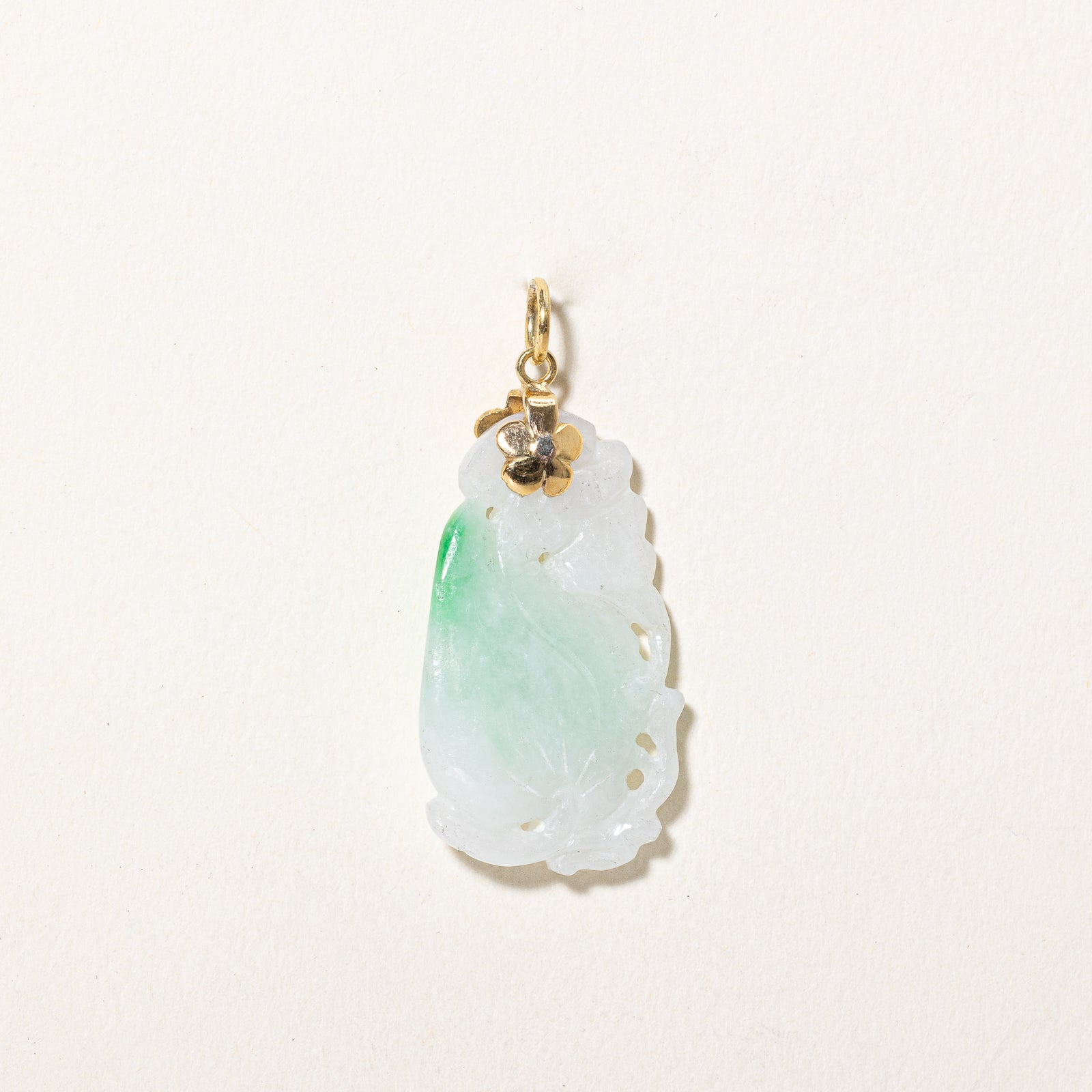 Carved Jadeite Pendant | 20.00ct