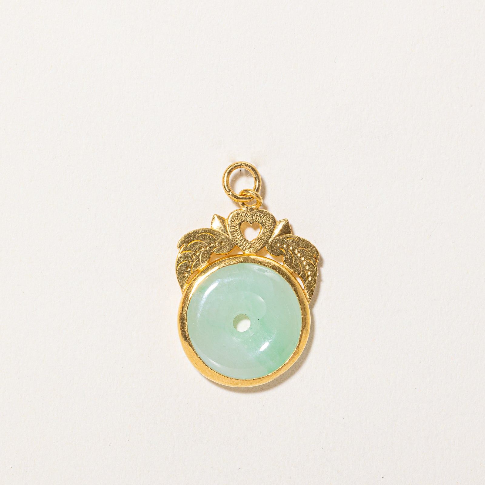 Donut Jadeite Pendant | 15.00ct