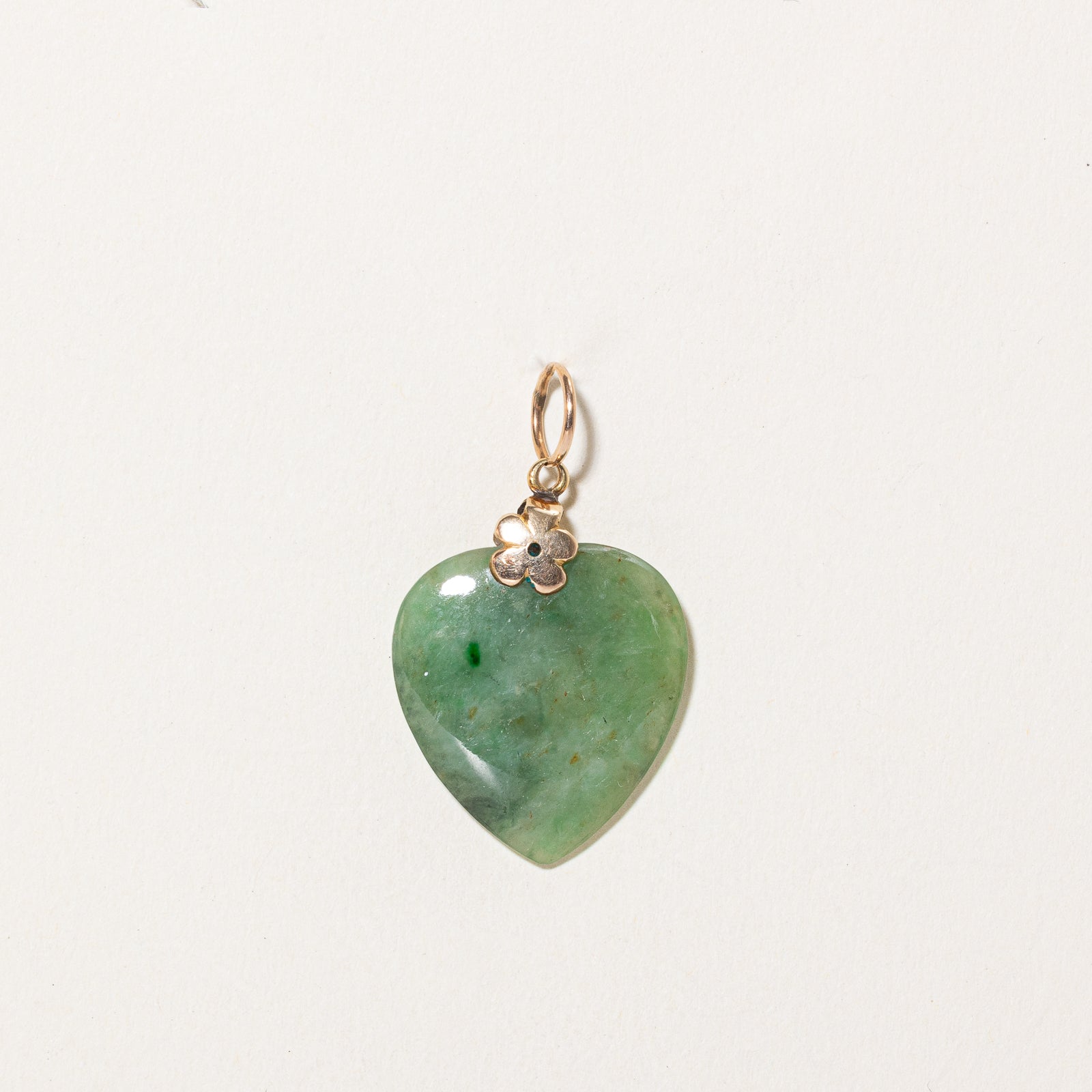 Jadeite Heart Pendant | 14.00ct