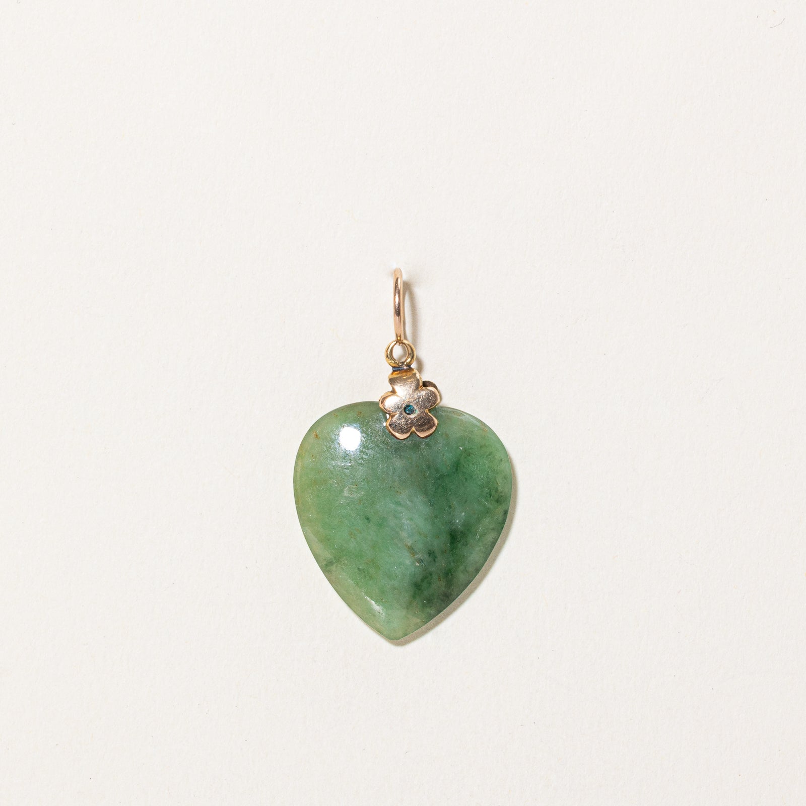 Jadeite Heart Pendant | 14.00ct