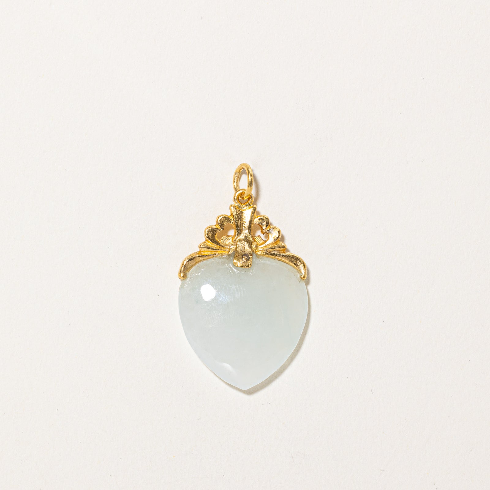 Jadeite Heart Pendant | 28.00ct