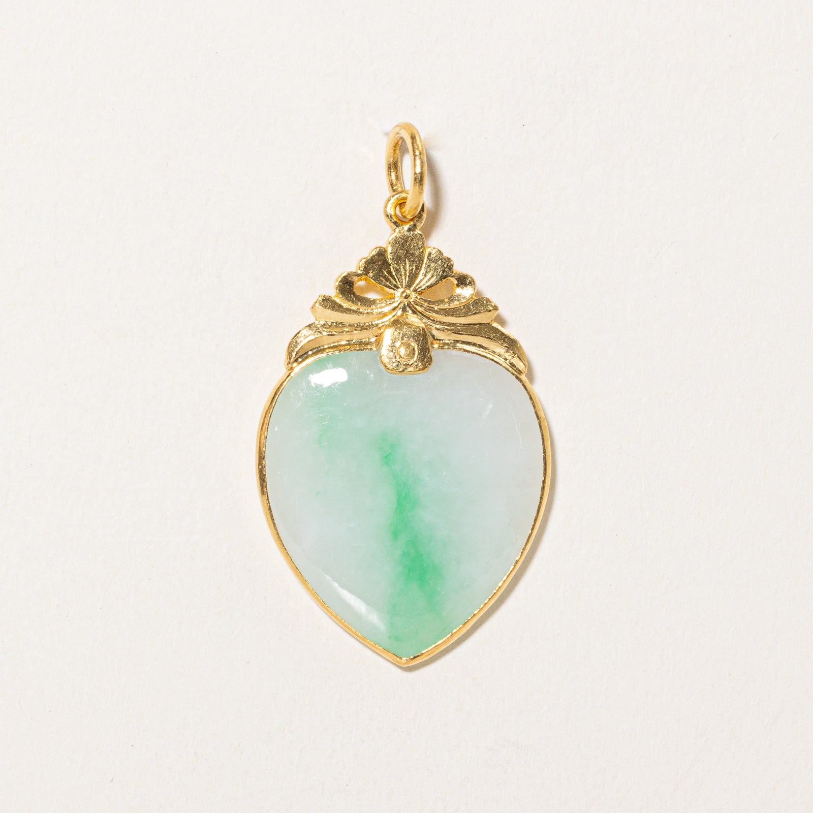 Jadeite Heart Pendant | 26.00ct