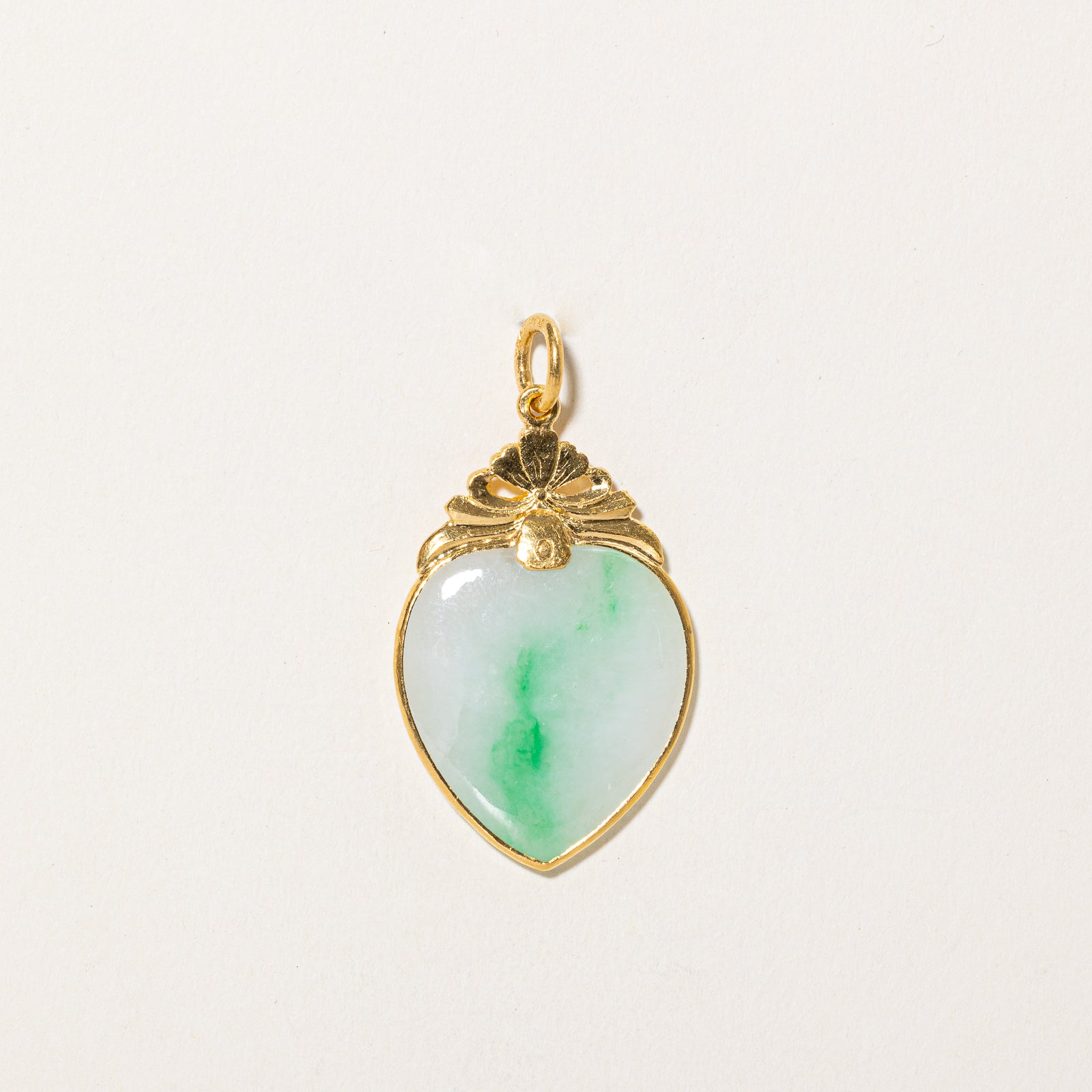 Jadeite Heart Pendant | 26.00ct