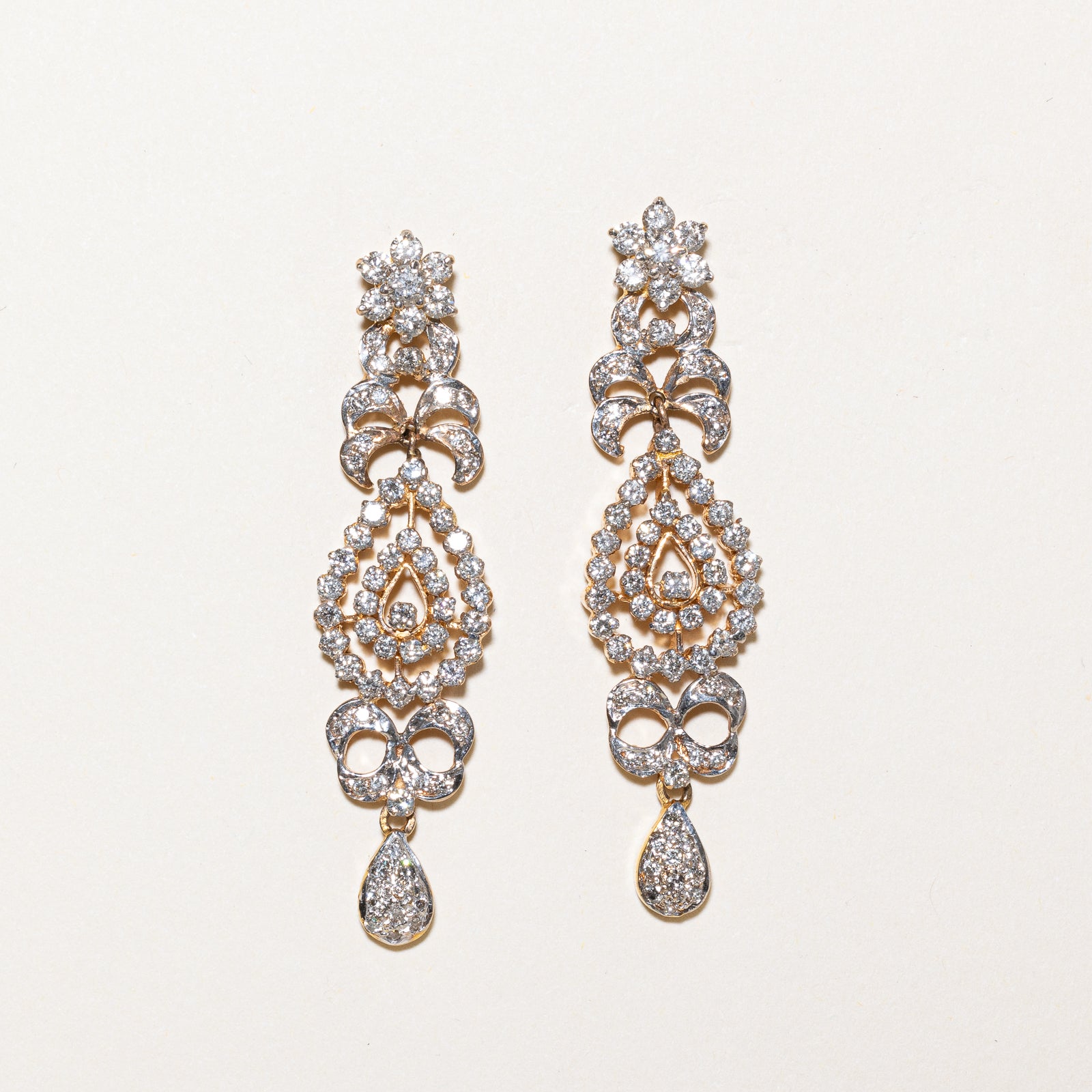 Diamond Ornate Chandelier Earrings | 2.34ctw |