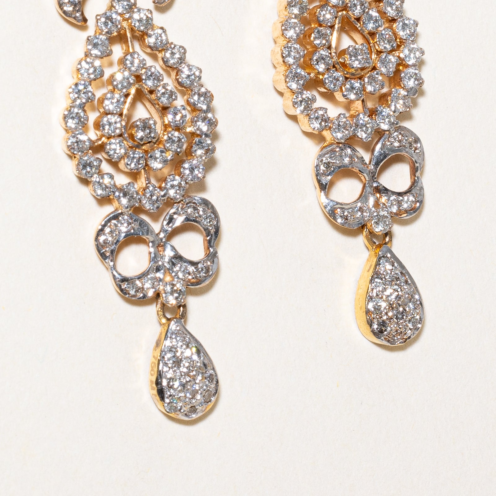 Diamond Ornate Chandelier Earrings | 2.34ctw |