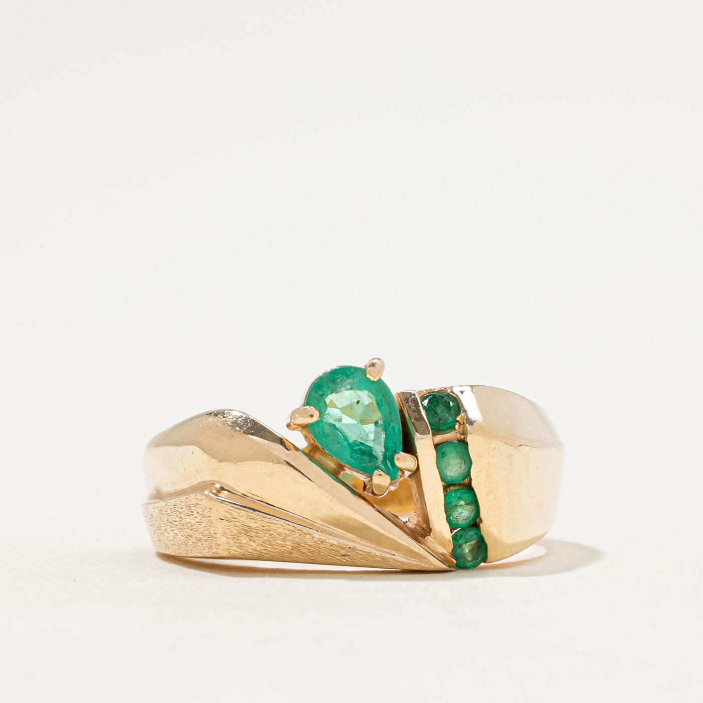 Bague cocktail émeraude | 0,87 ct | Taille 10,75