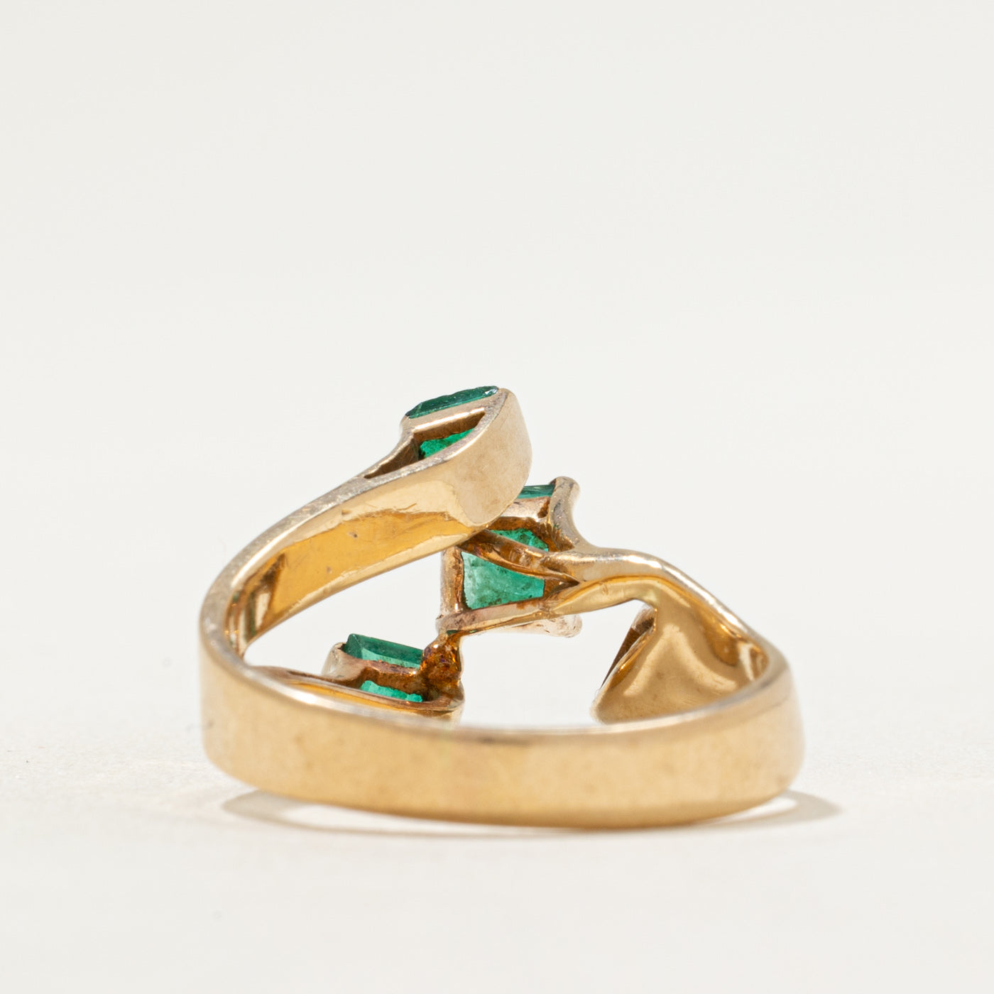 Scattered Emerald Ring | 0.83ctw | SZ 6.5