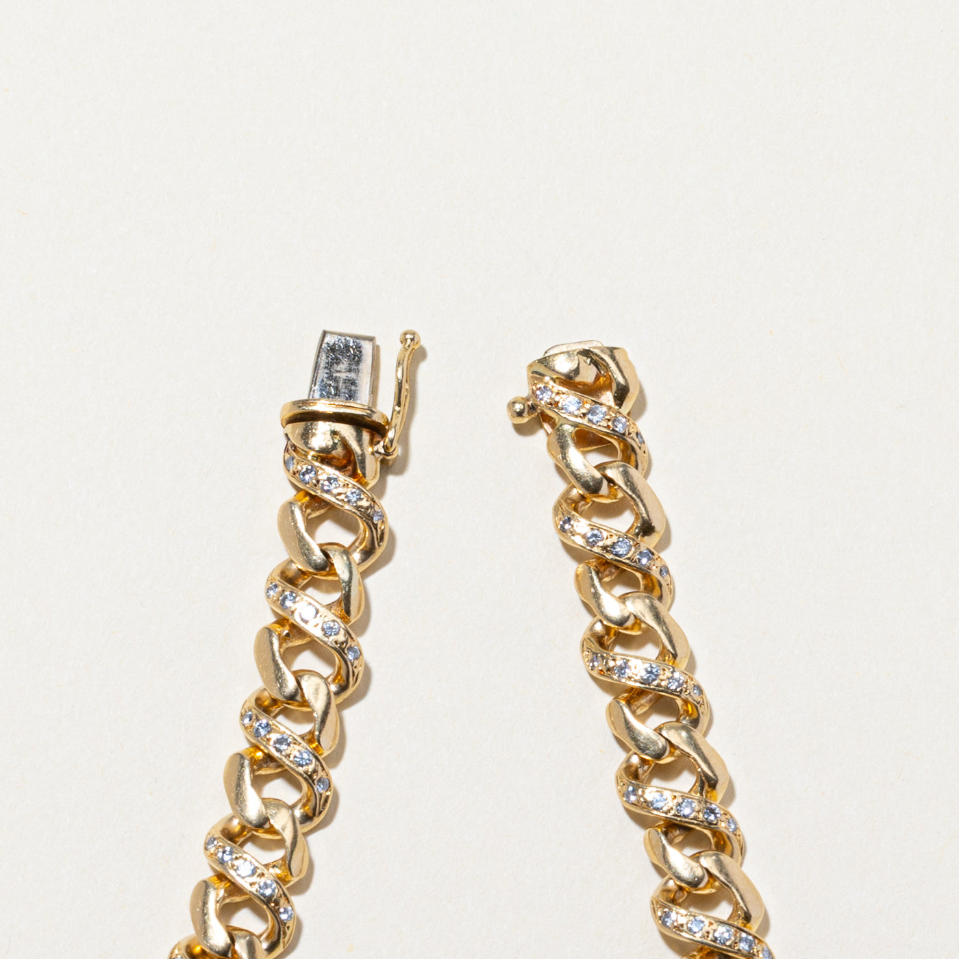 18k Diamond Infinity Link Bracelet | 0.95ctw | 7.5"