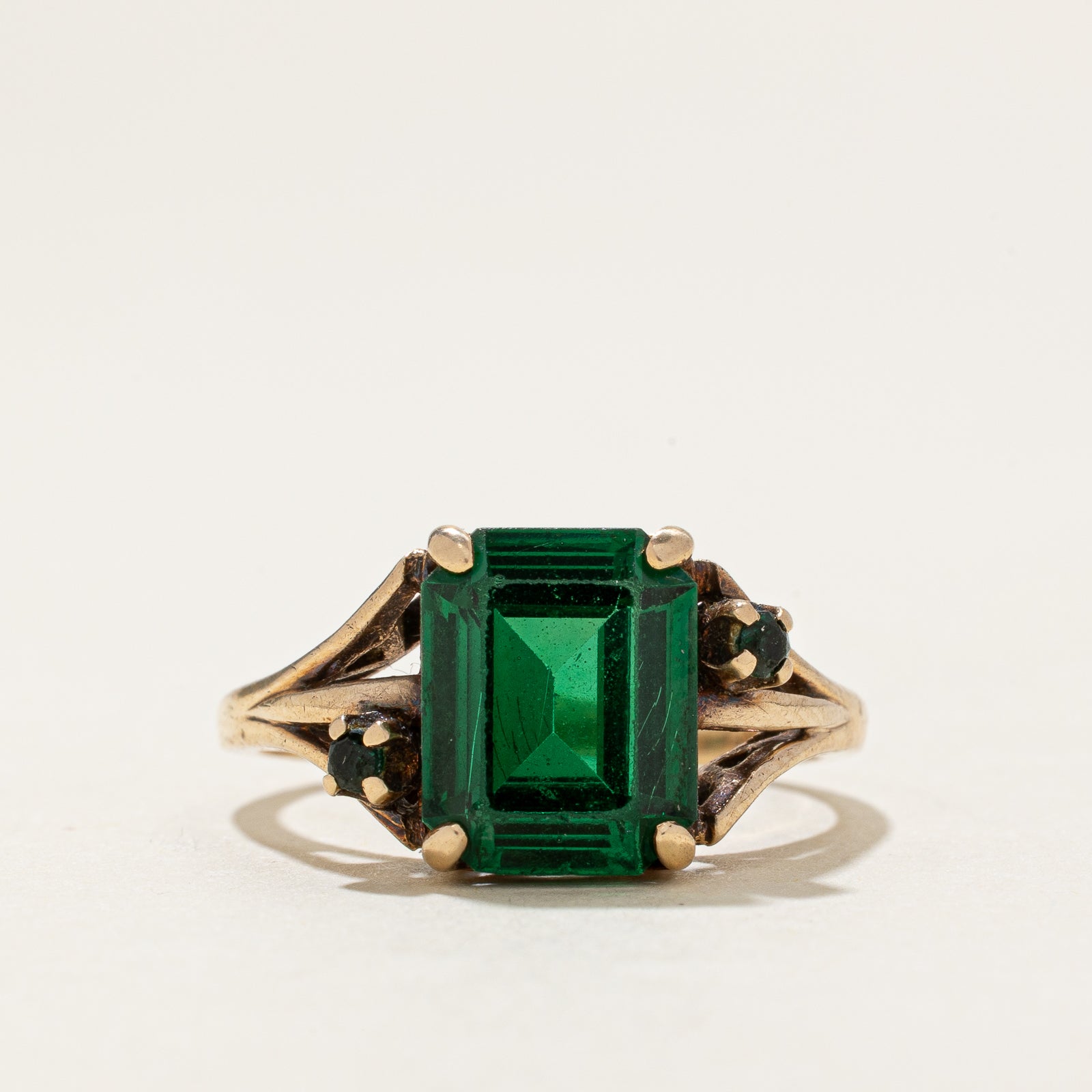 'Birks' Solitaire Synthetic Spinel Ring | 3.75ctw | SZ 6.75
