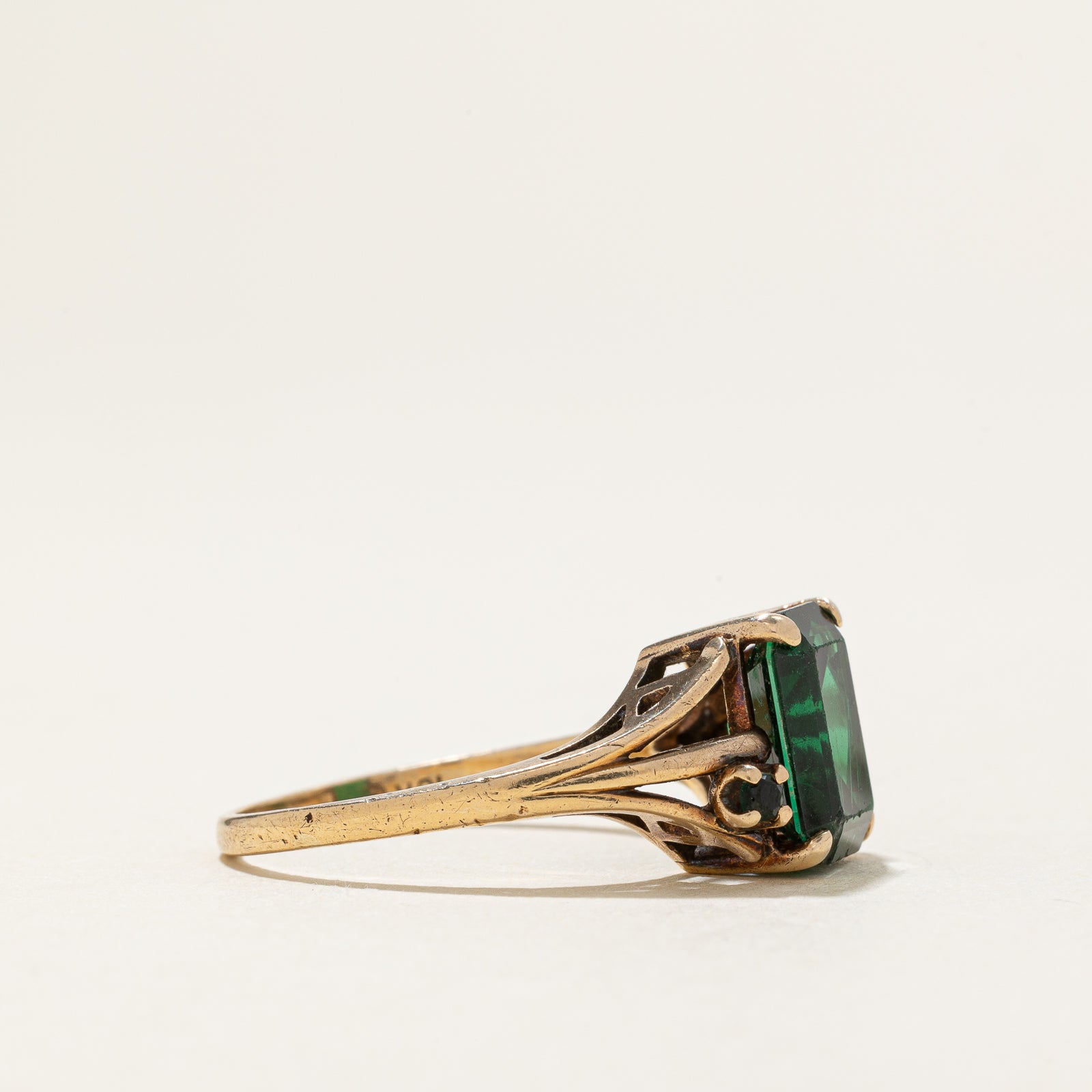 'Birks' Solitaire Synthetic Spinel Ring | 3.75ctw | SZ 6.75
