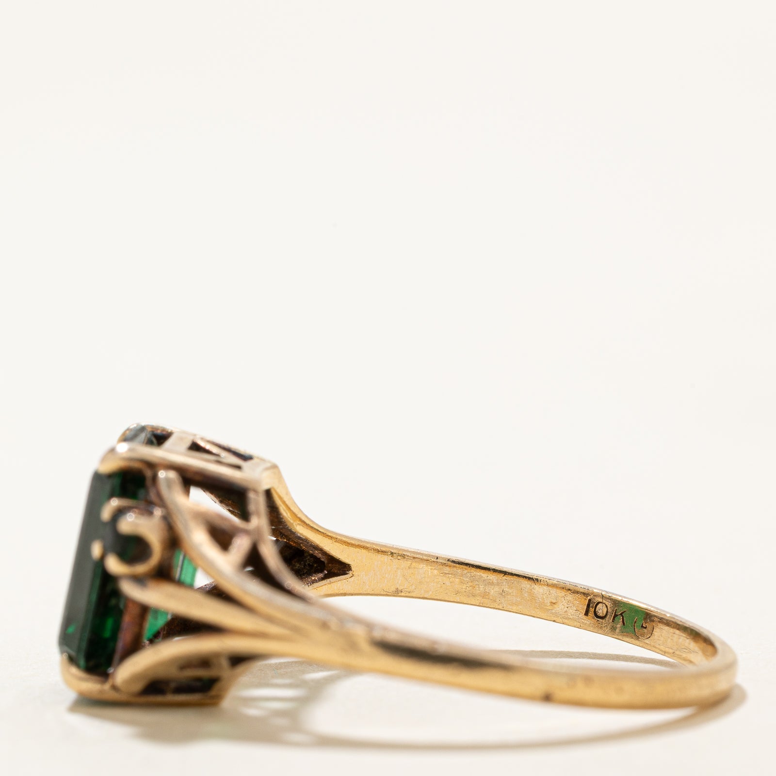 'Birks' Solitaire Synthetic Spinel Ring | 3.75ctw | SZ 6.75