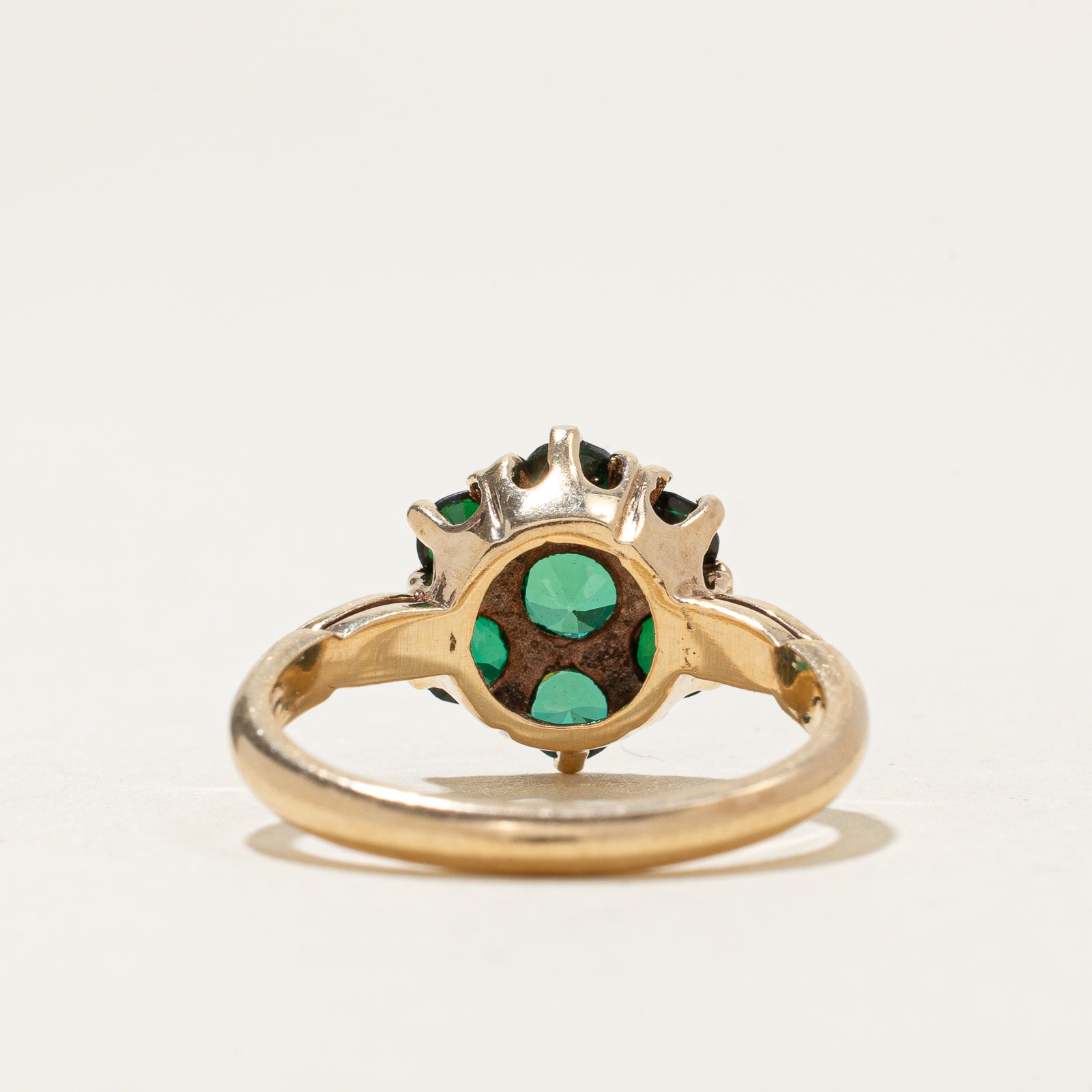 Synthetic Spinel Cluster Ring | 0.34ctw | SZ 6