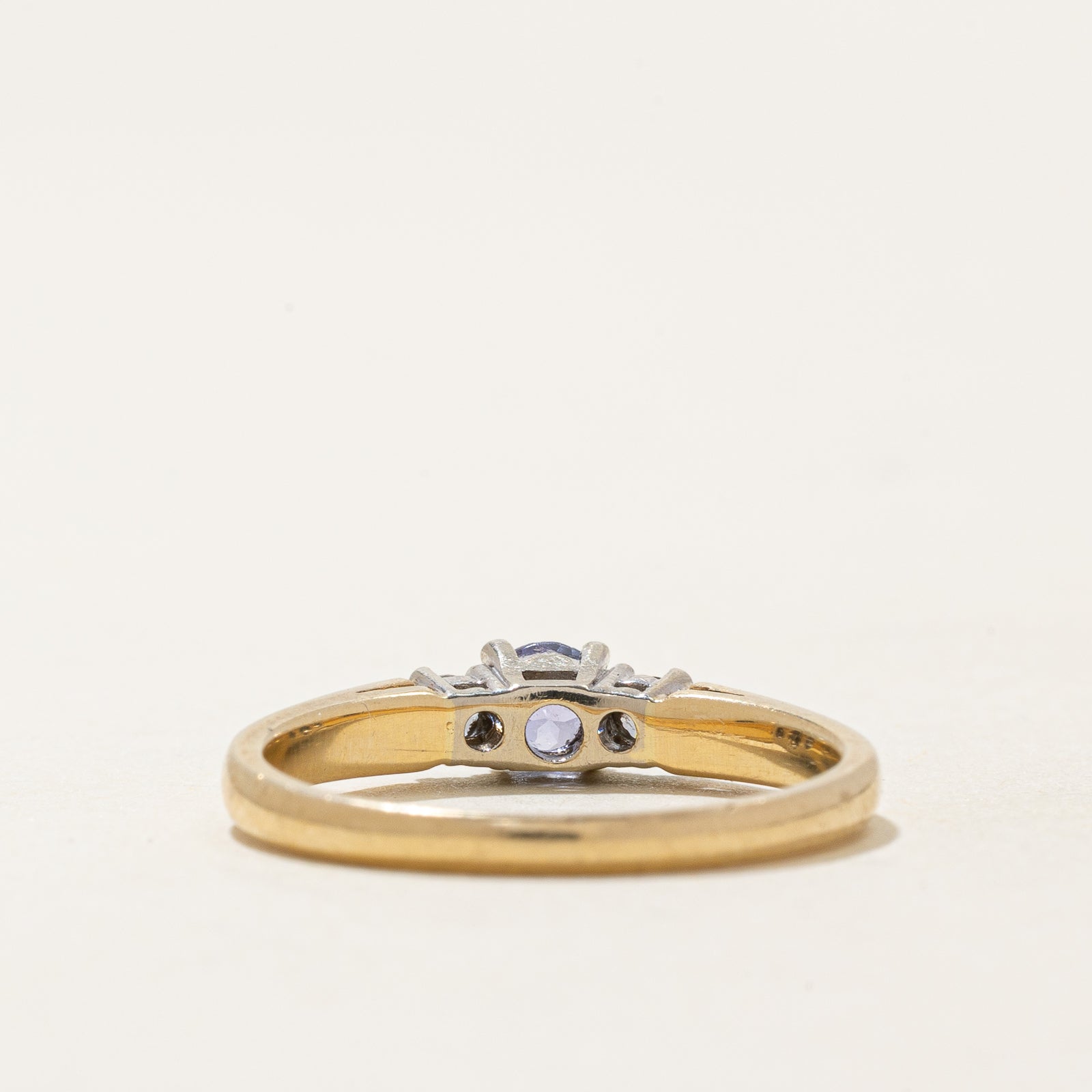 Tanzanite & Diamond Ring | 0.24ct, 0.10ctw | SZ 6.5