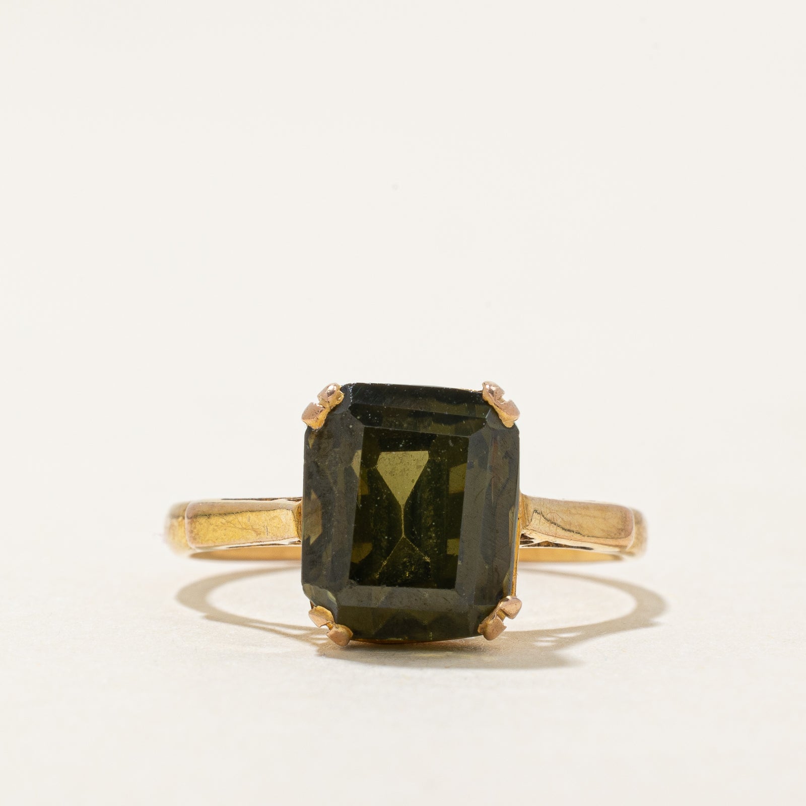 Emerald Cut Zircon Ring | 4.00ct | SZ 6.25