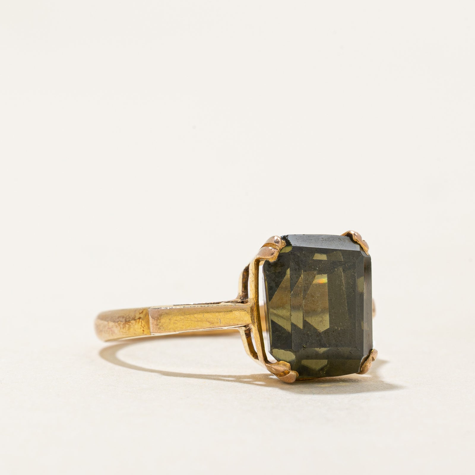 Emerald Cut Zircon Ring | 4.00ct | SZ 6.25