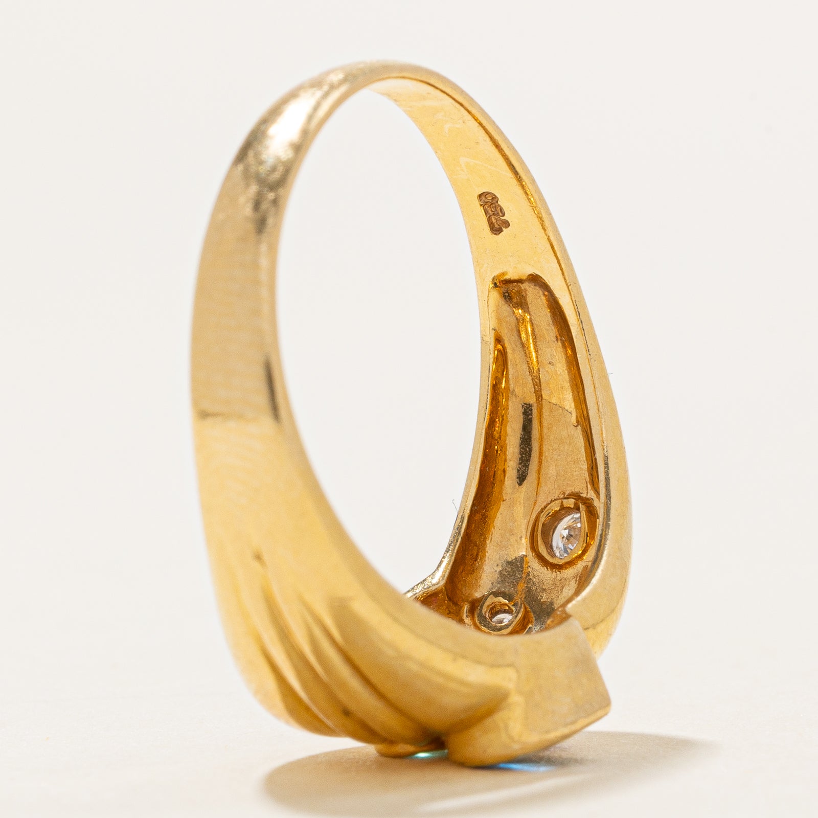 Multi Gemstone & Diamond Abstract Ring | 0.50ctw, 0.06ctw | SZ 10.25