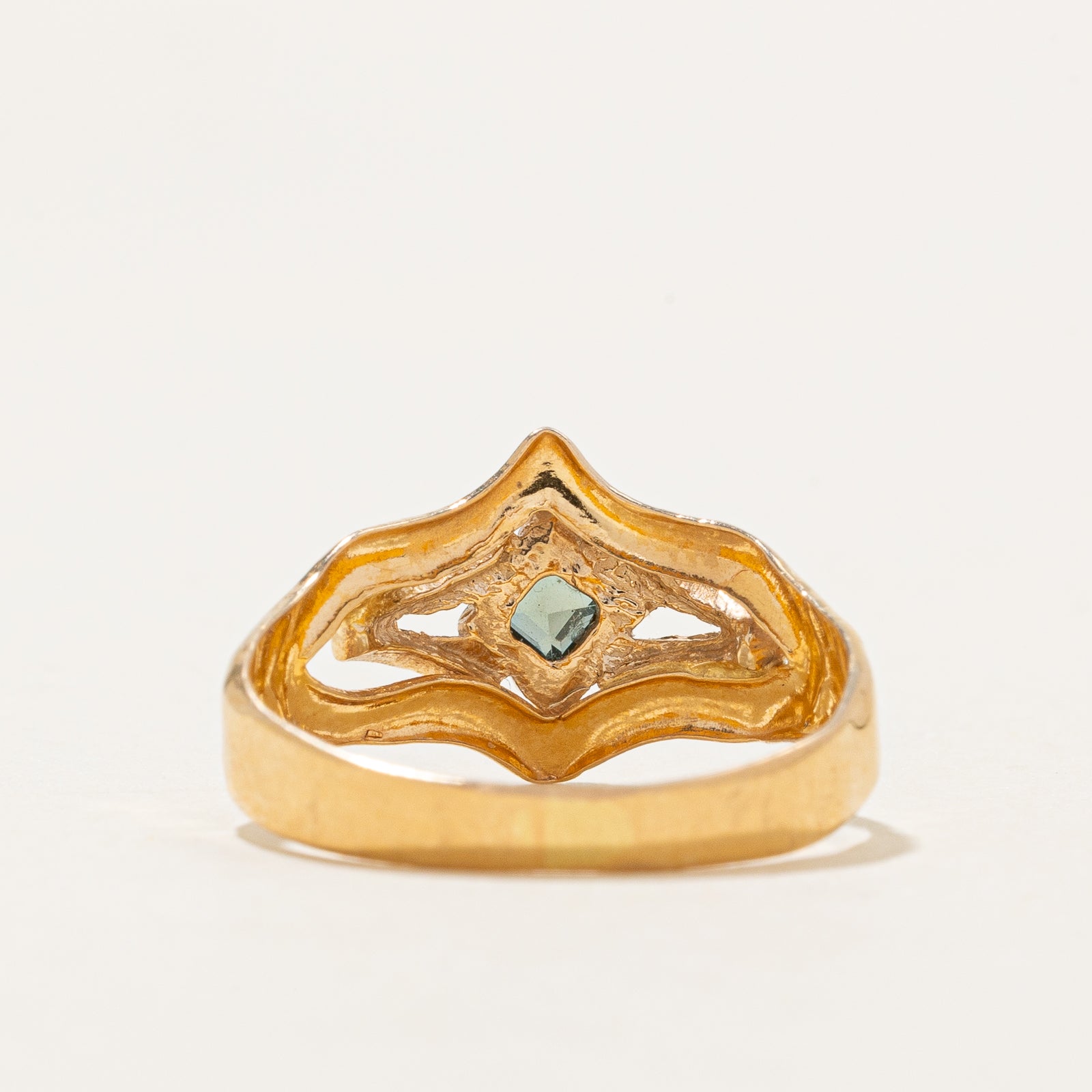 Synthetic Spinel Abstract Ring | 0.08ct | SZ 8