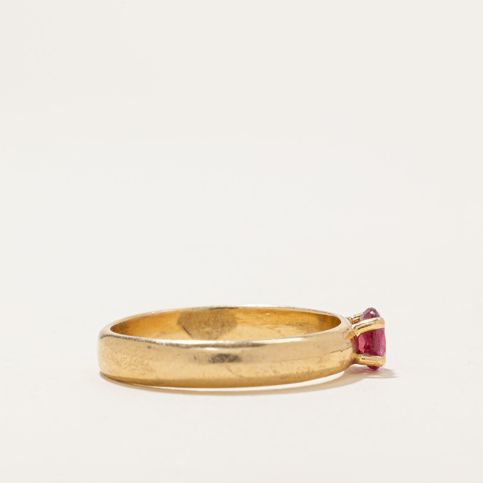 Solitare Ruby Ring | 0.50ct | SZ 8.5