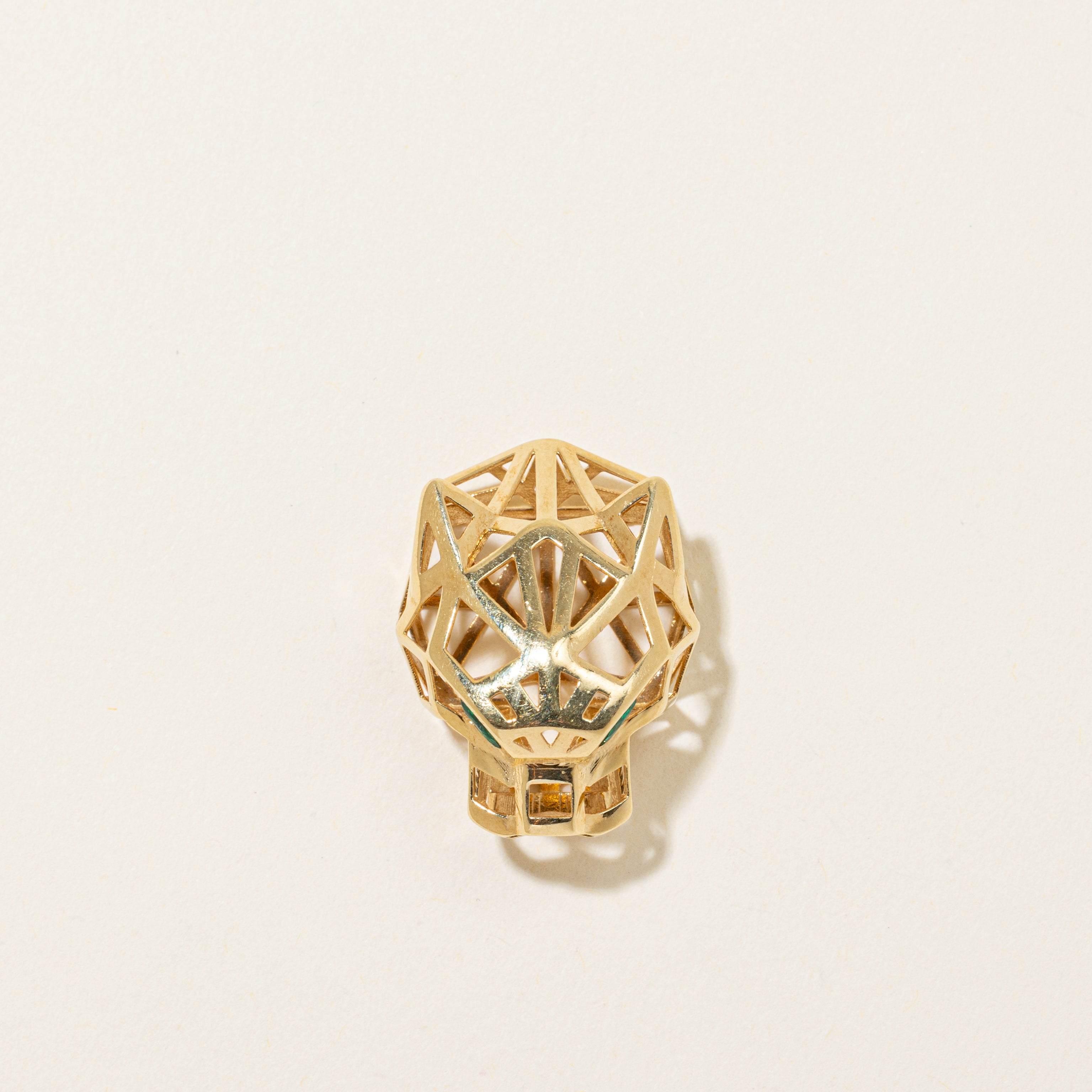 Paste Panther Head Pendant | 0.12ctw
