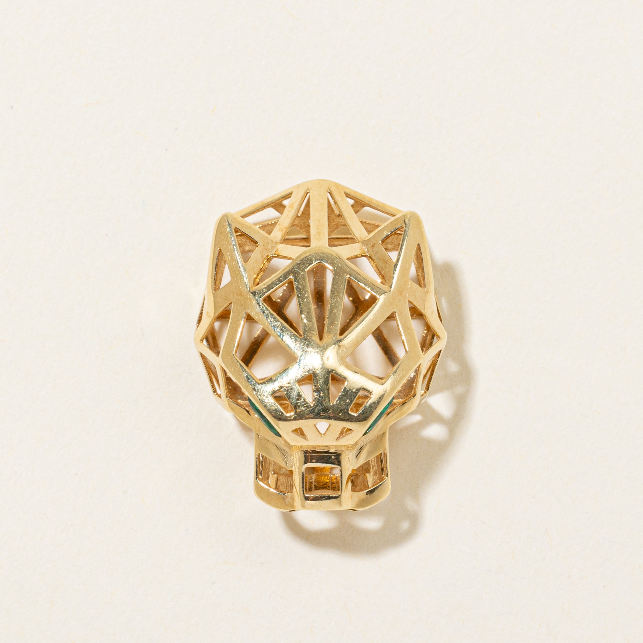 Paste Panther Head Pendant | 0.12ctw