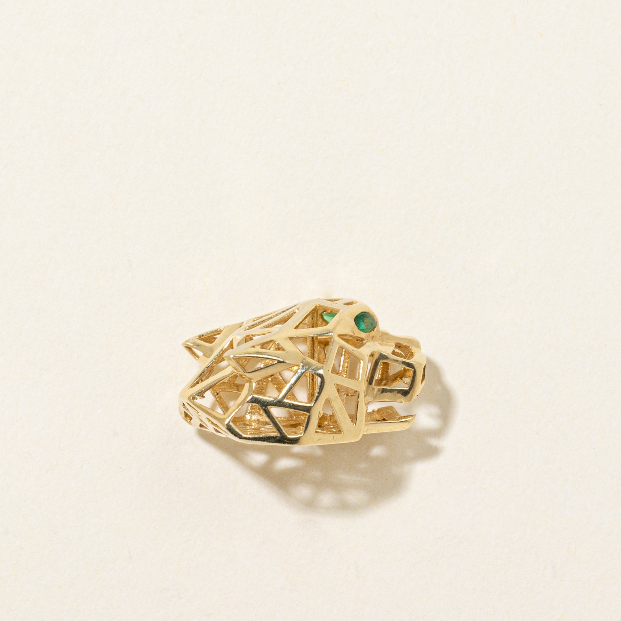 Paste Panther Head Pendant | 0.04ctw