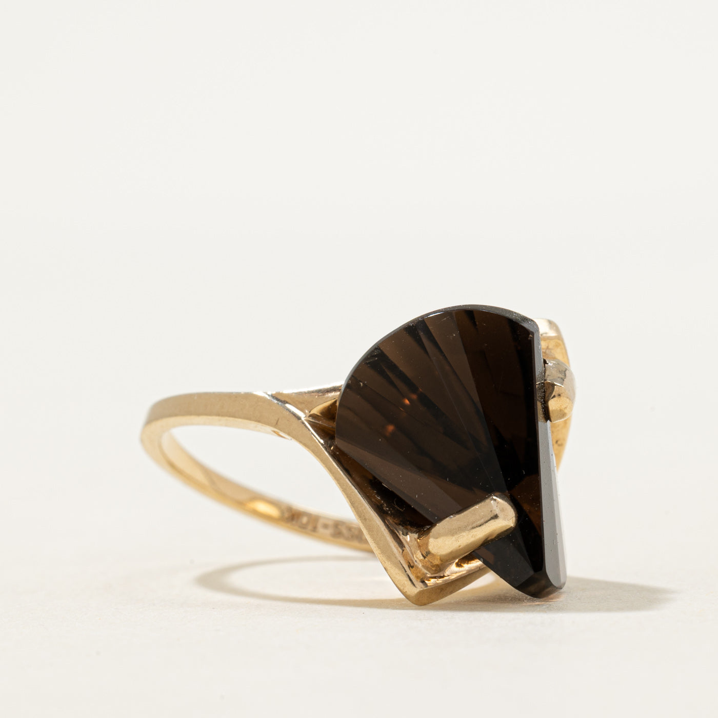 Smoky Quartz Cocktail Ring | 10.00ct | SZ 6.5