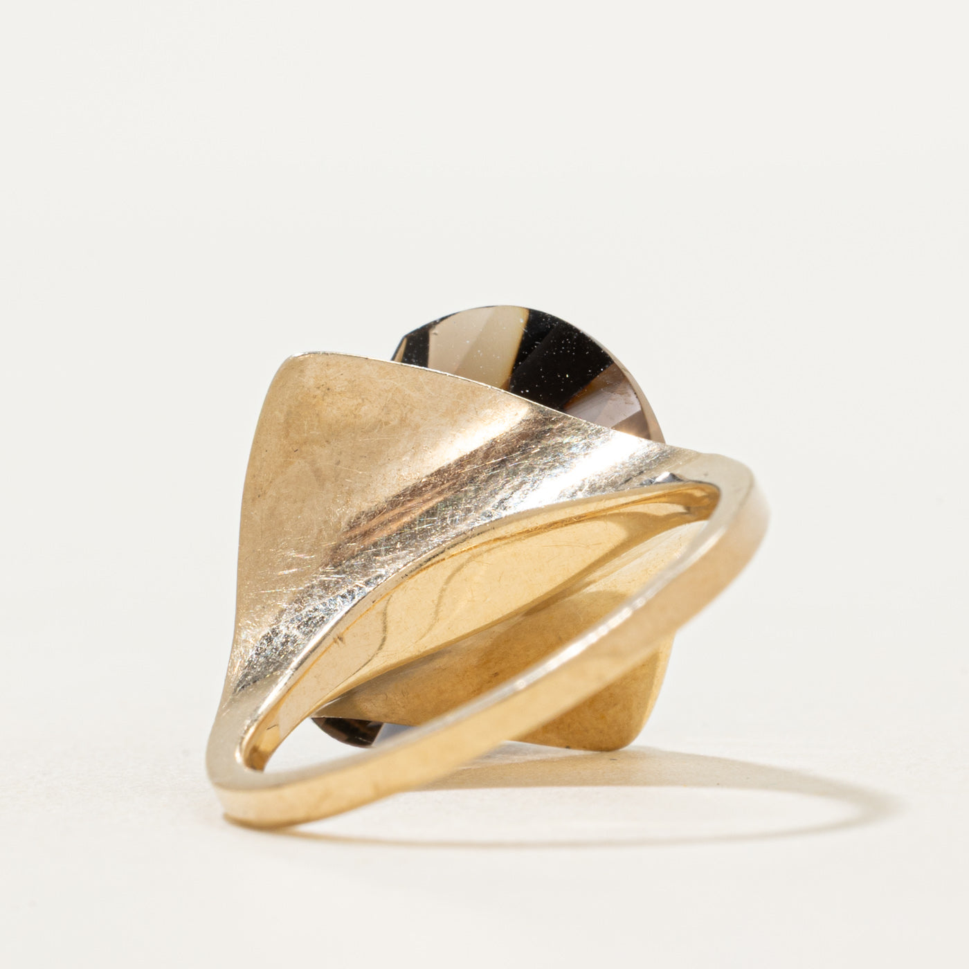 Smoky Quartz Cocktail Ring | 10.00ct | SZ 6.5