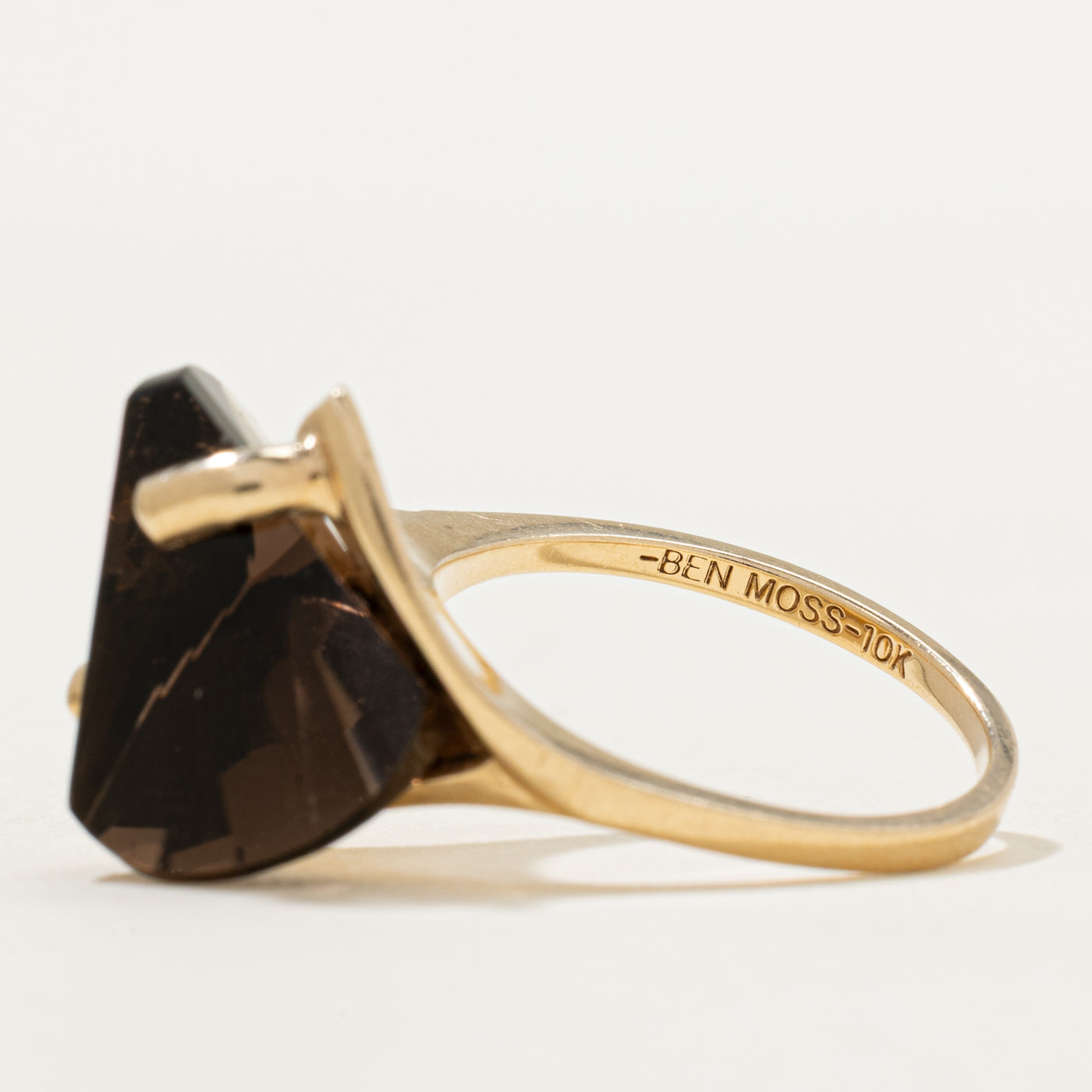 Smoky Quartz Cocktail Ring | 10.00ct | SZ 6.5