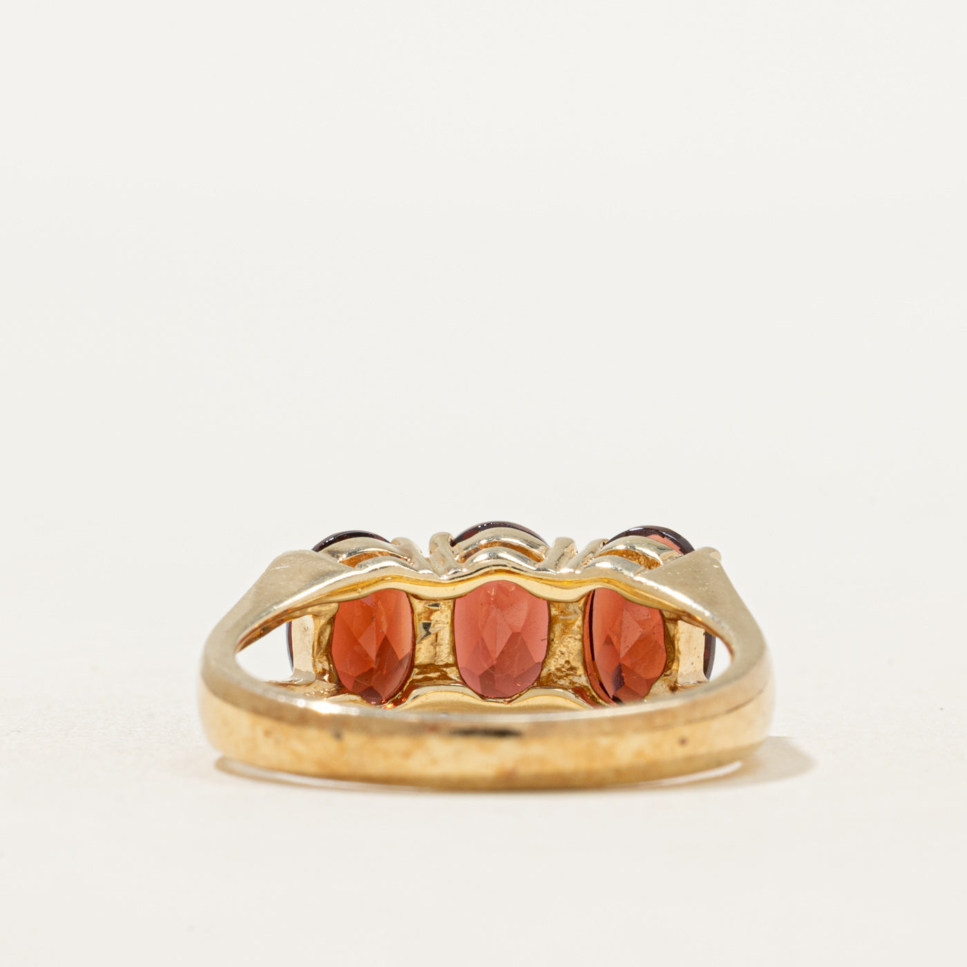 Three Stone Garnet Ring | 3.00ctw | SZ 6.25