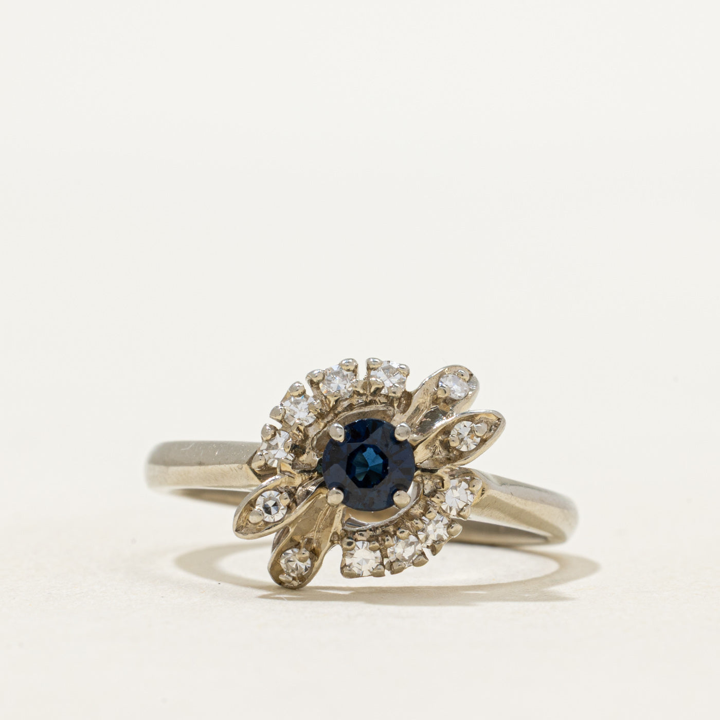 Sapphire & Diamond Ring | 0.28ct, 0.12ctw | SZ 7