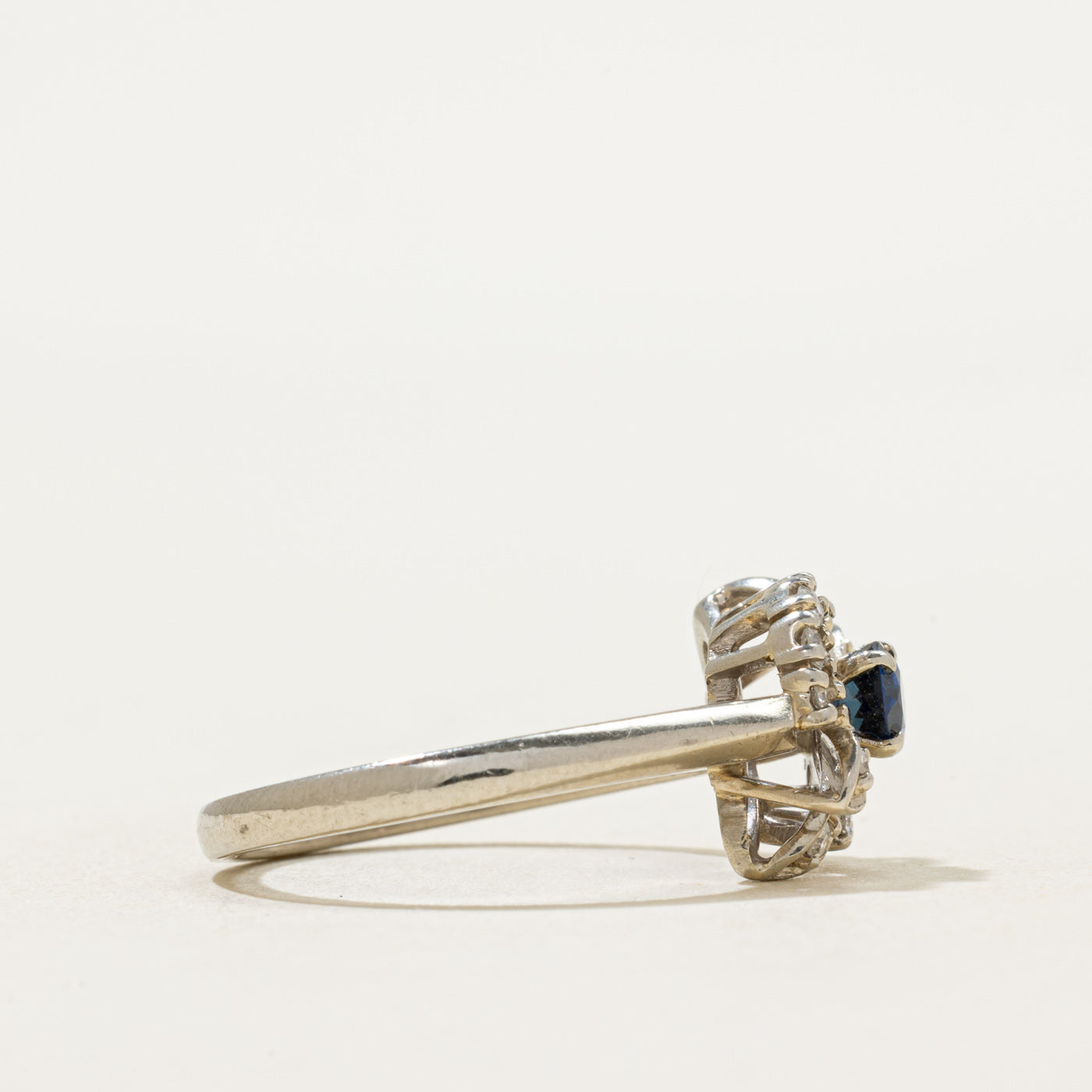 Sapphire & Diamond Ring | 0.28ct, 0.12ctw | SZ 7