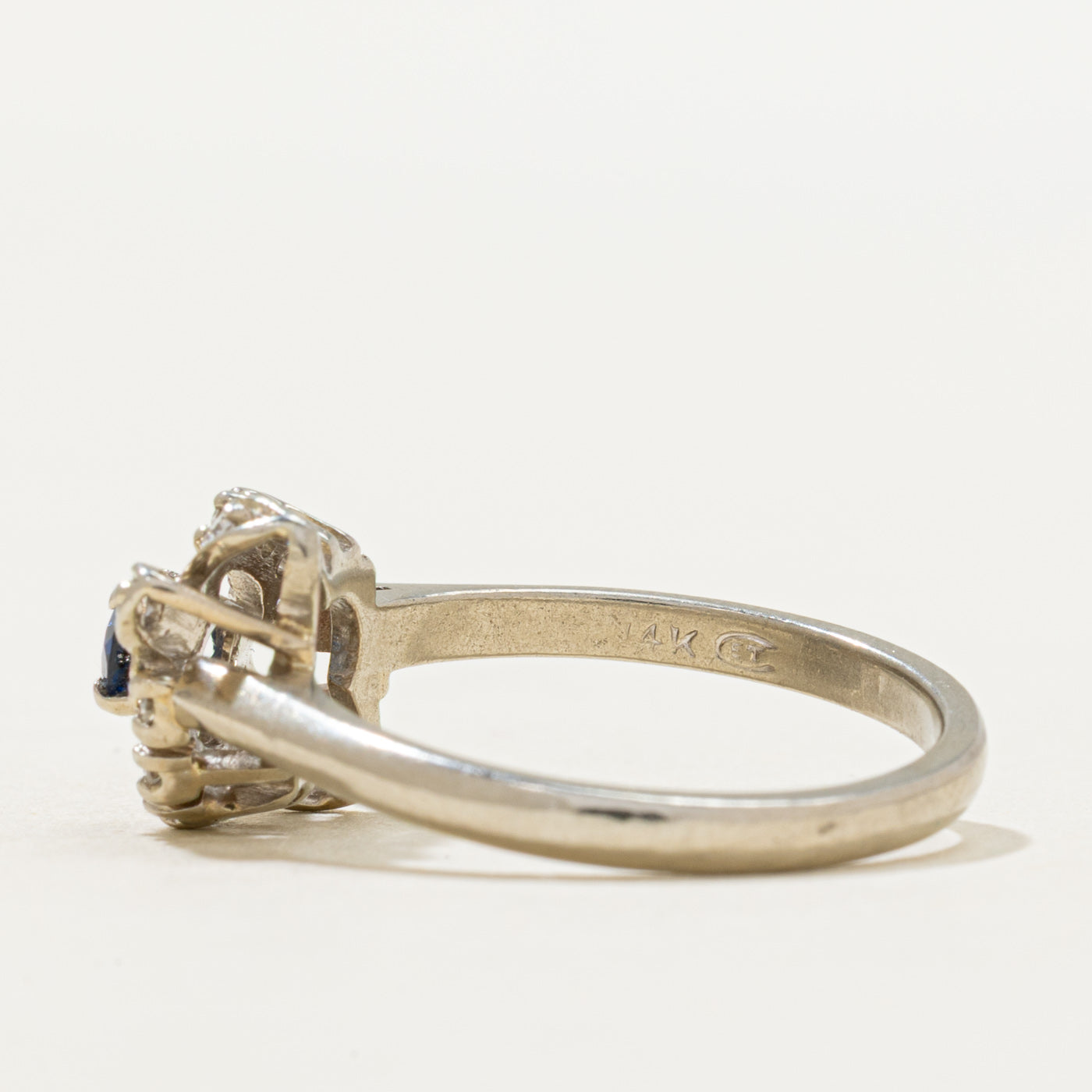 Sapphire & Diamond Ring | 0.28ct, 0.12ctw | SZ 7