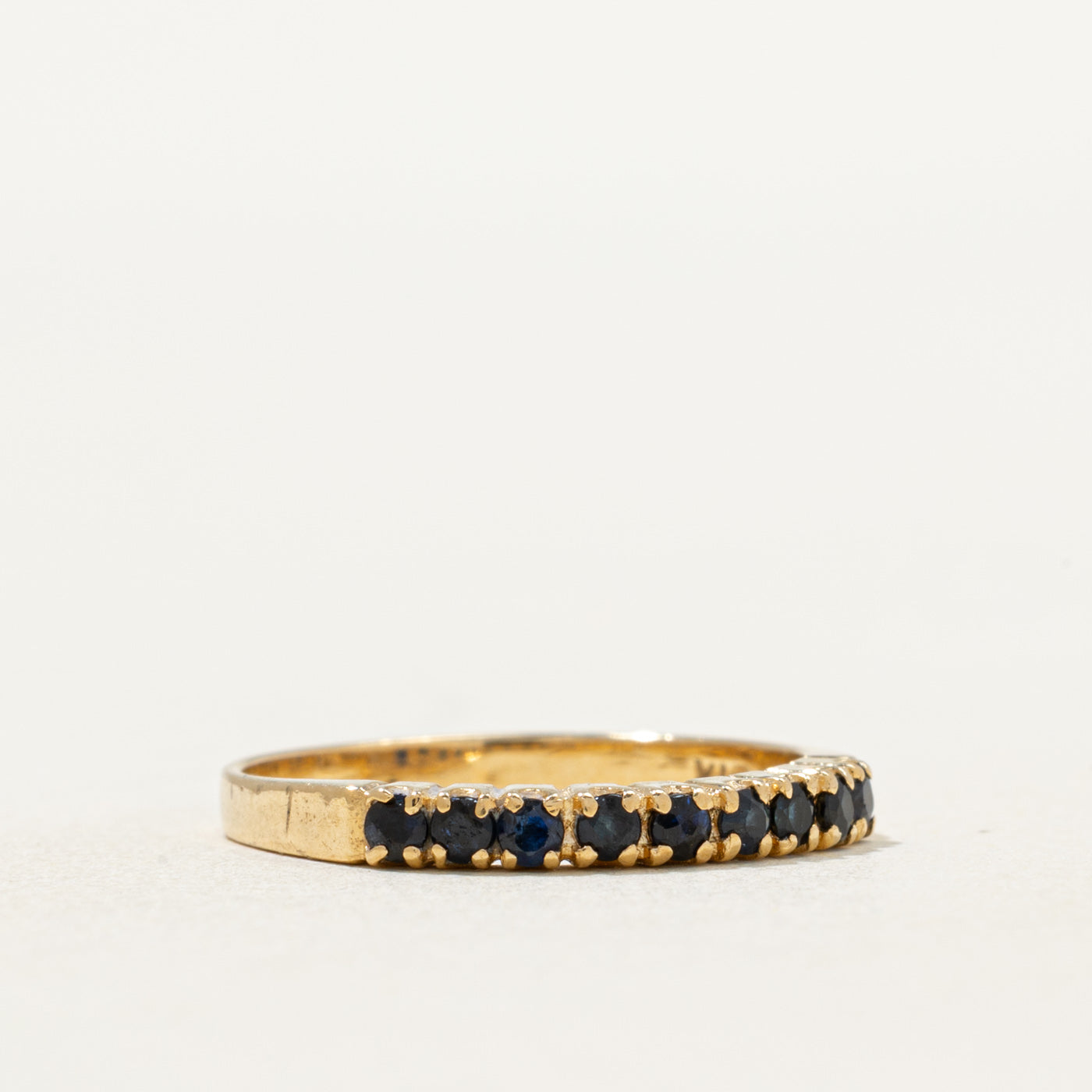 Semi Eternity Sapphire Band | 0.25ctw | SZ 5.75
