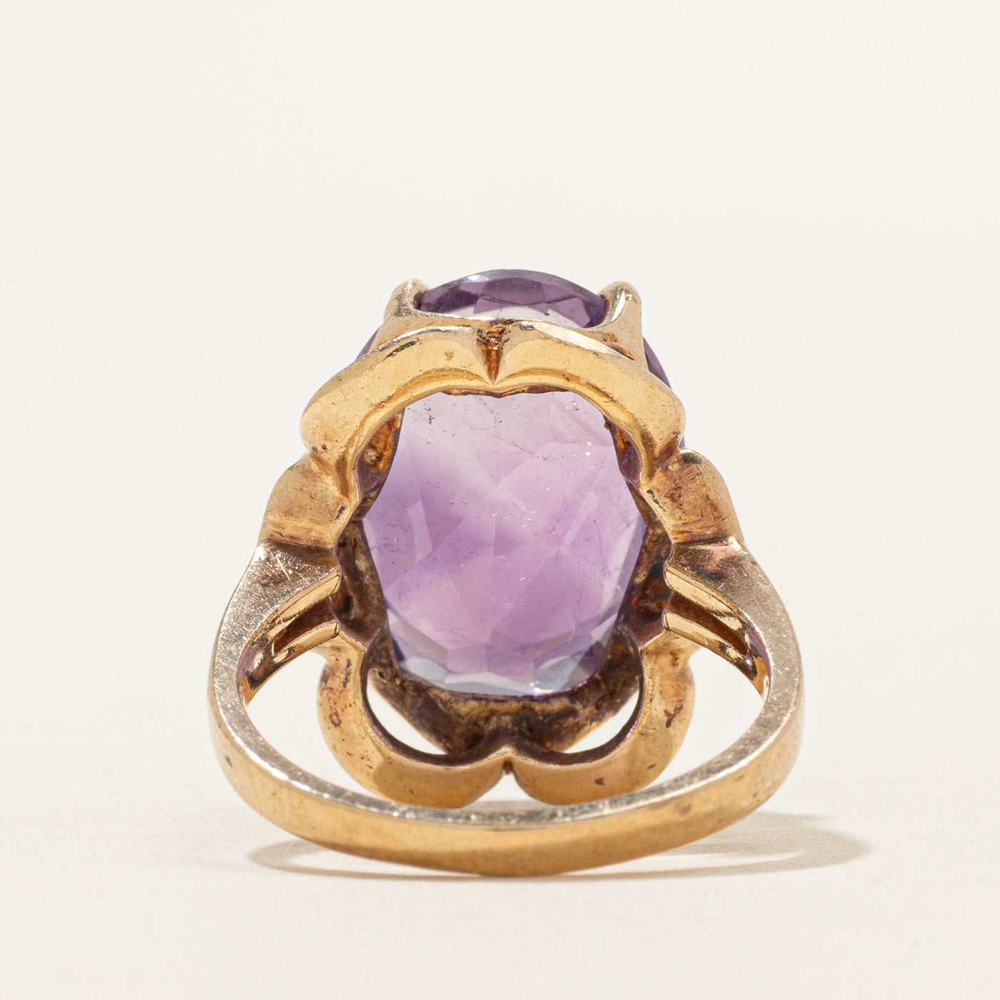 Oval Cut Amethyst Cocktail Ring | 8.00ct | SZ 5.75