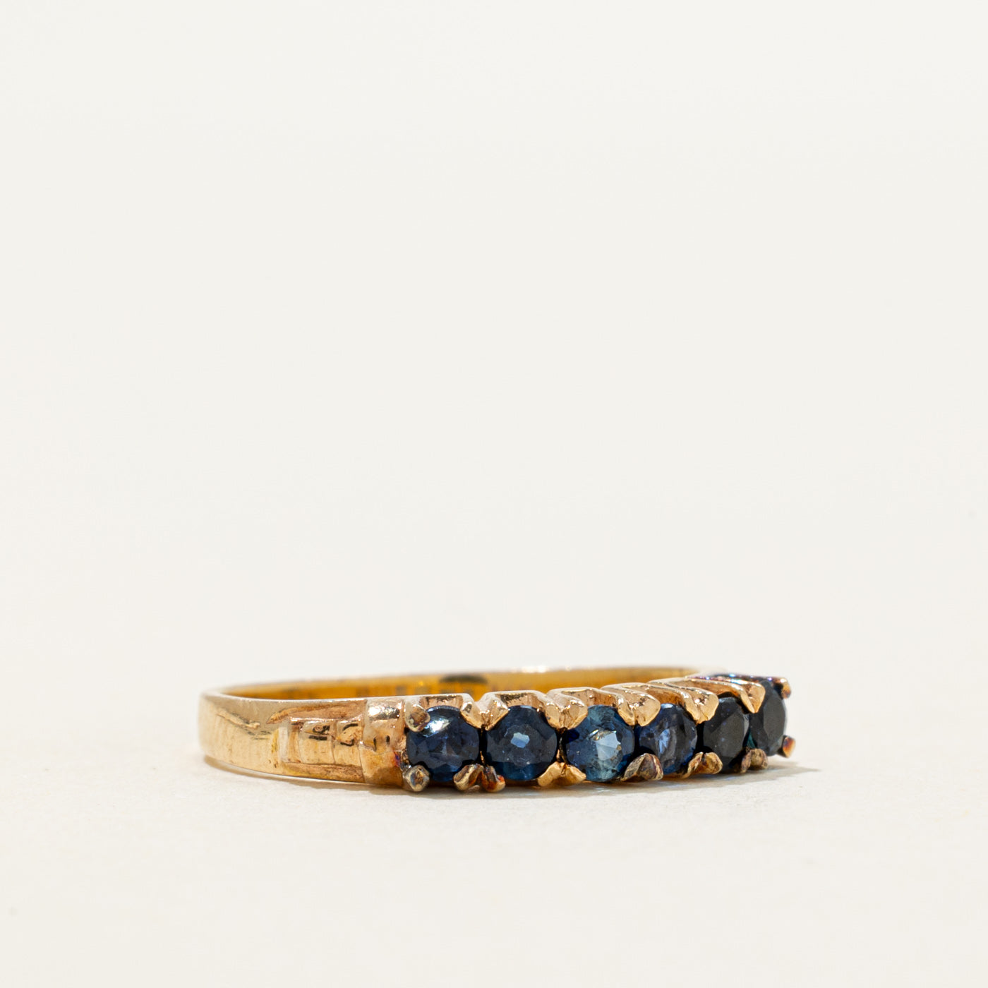 Semi-Eternity Sapphire Ring | 0.35ctw | SZ 6.25