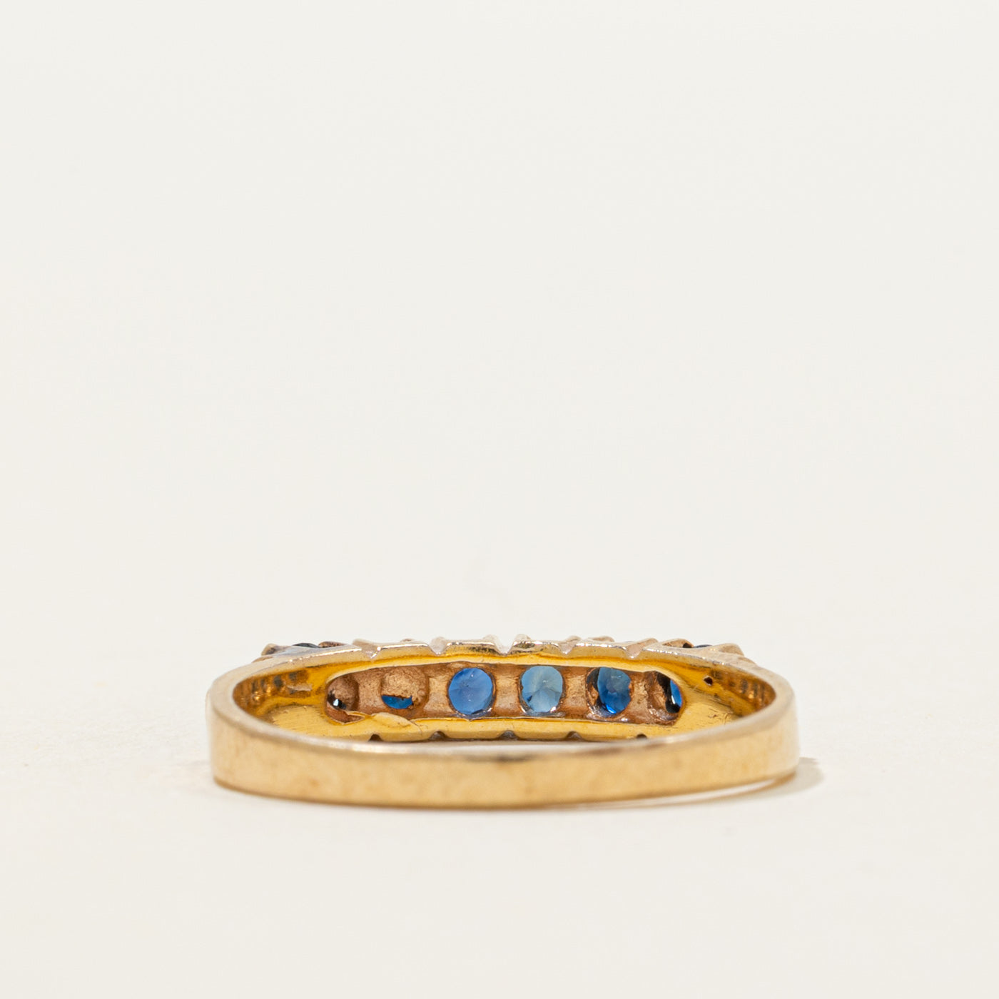 Semi-Eternity Sapphire Ring | 0.35ctw | SZ 6.25