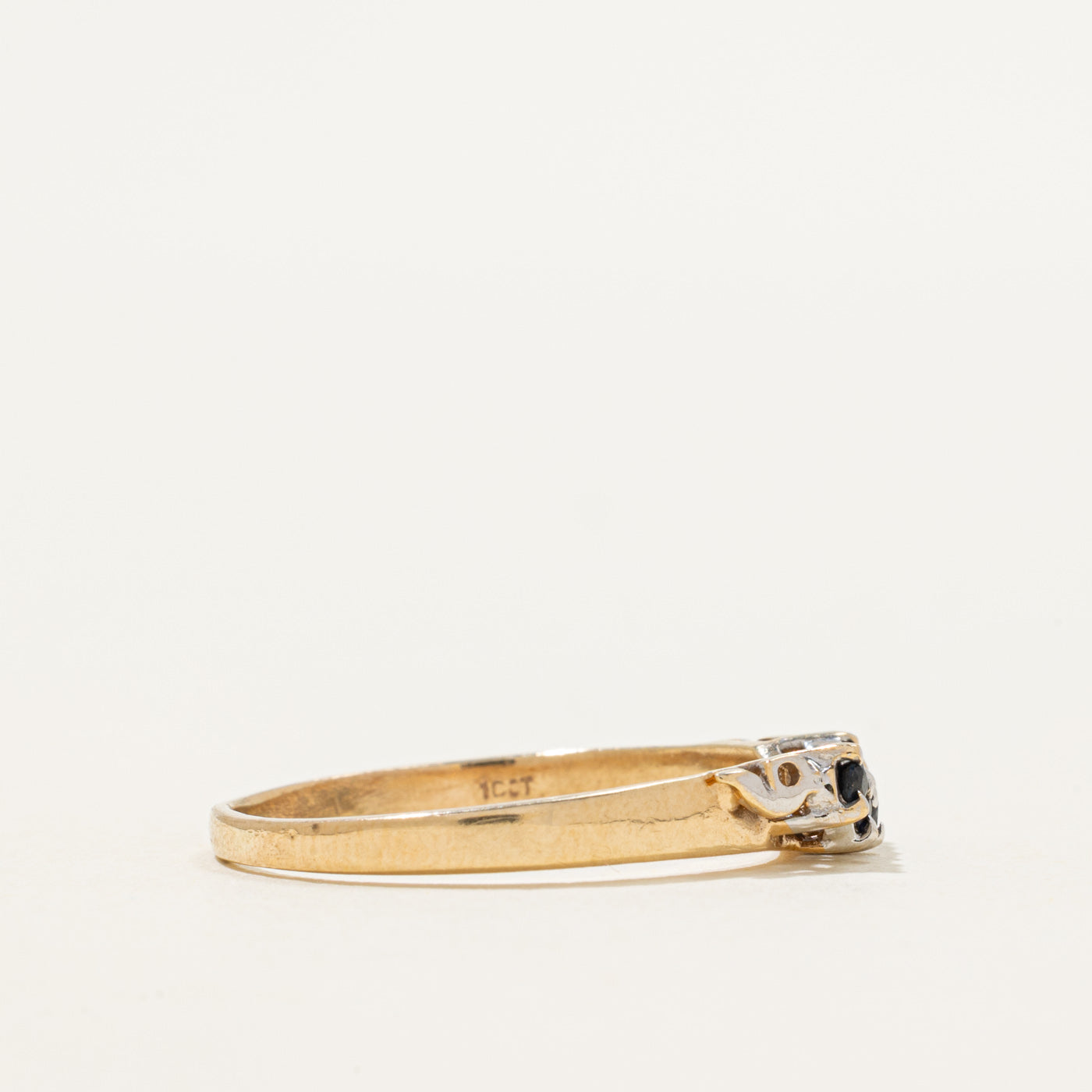 Five Stone Sapphire Contour Ring | 0.15ctw | SZ 9.5