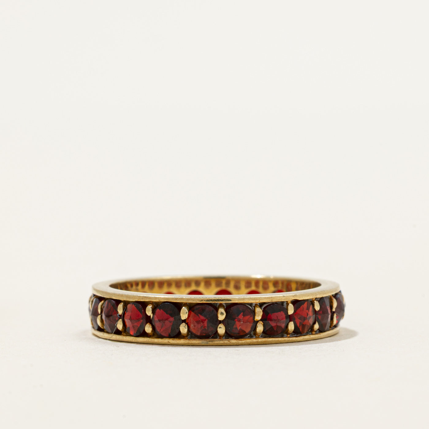 Eternity Garnet Band | 2.00ctw | 4.00mm | SZ 7.75