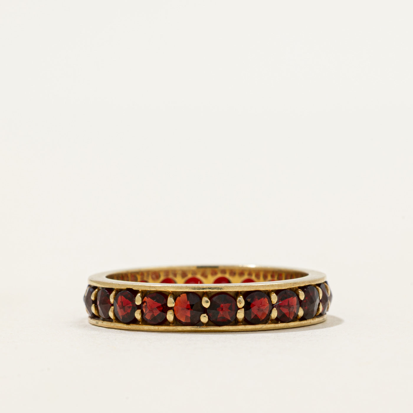 Eternity Garnet Band | 2.00ctw | 4.00mm | SZ 7.75